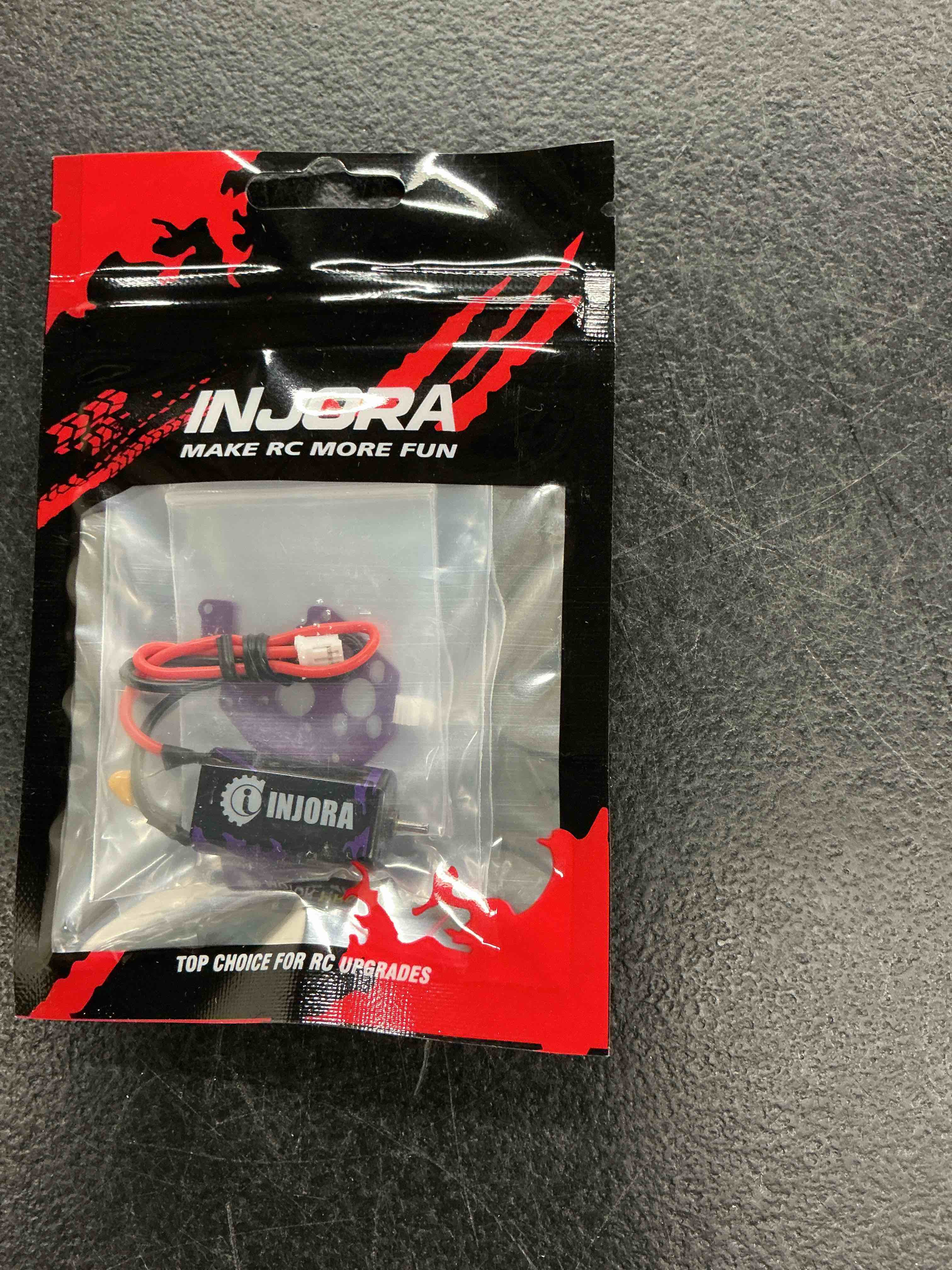 Condition photo showing Good Condition for injora rc brushed motor 050 50t pro high torque motor with motor mount for scx24 gladiator bronco c10 jlu deadbolt axial 1/24 crawler upgrade parts motor without heat sink