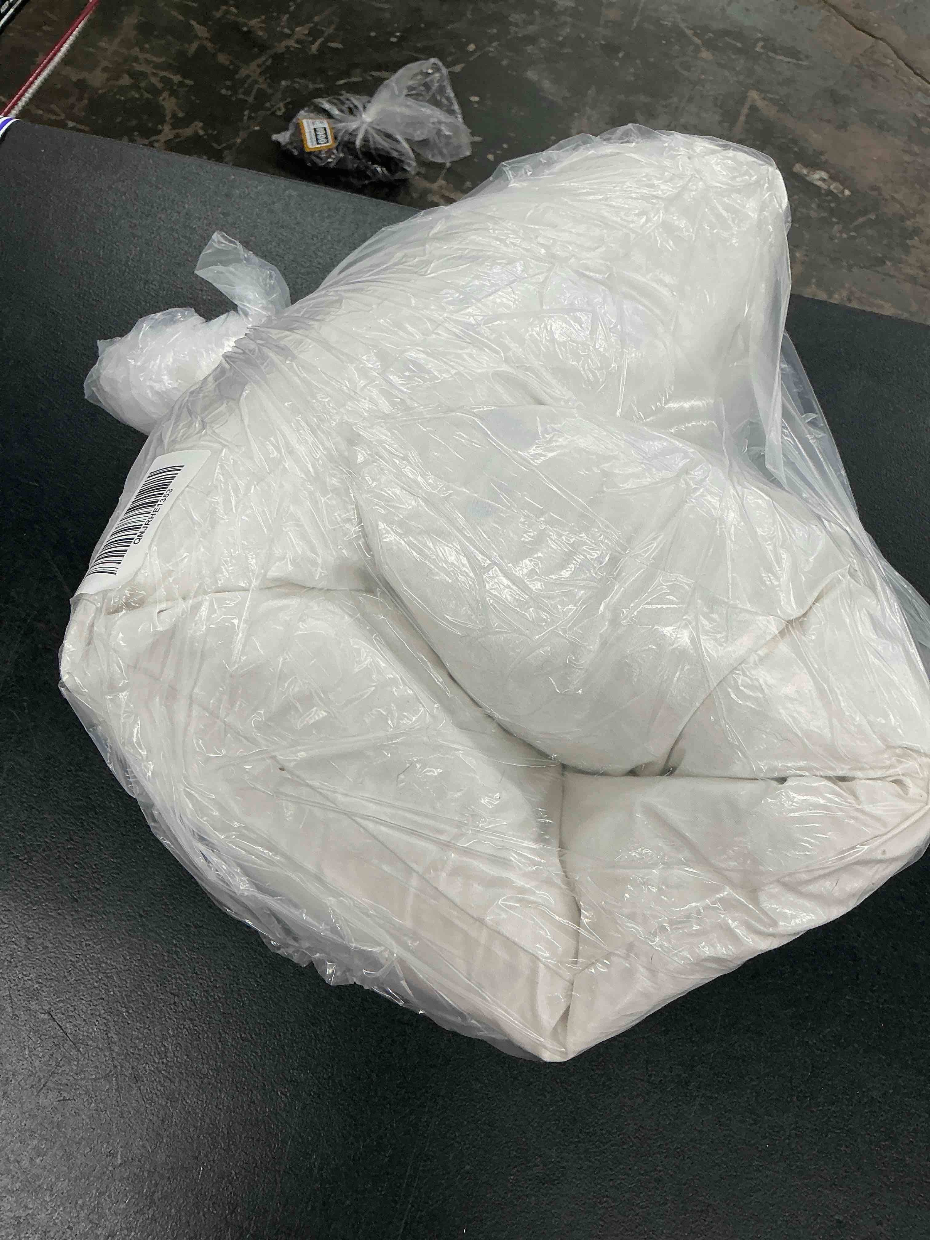 Condition photo showing Good Condition for quince premium feather pillow insert, 12x48, no color