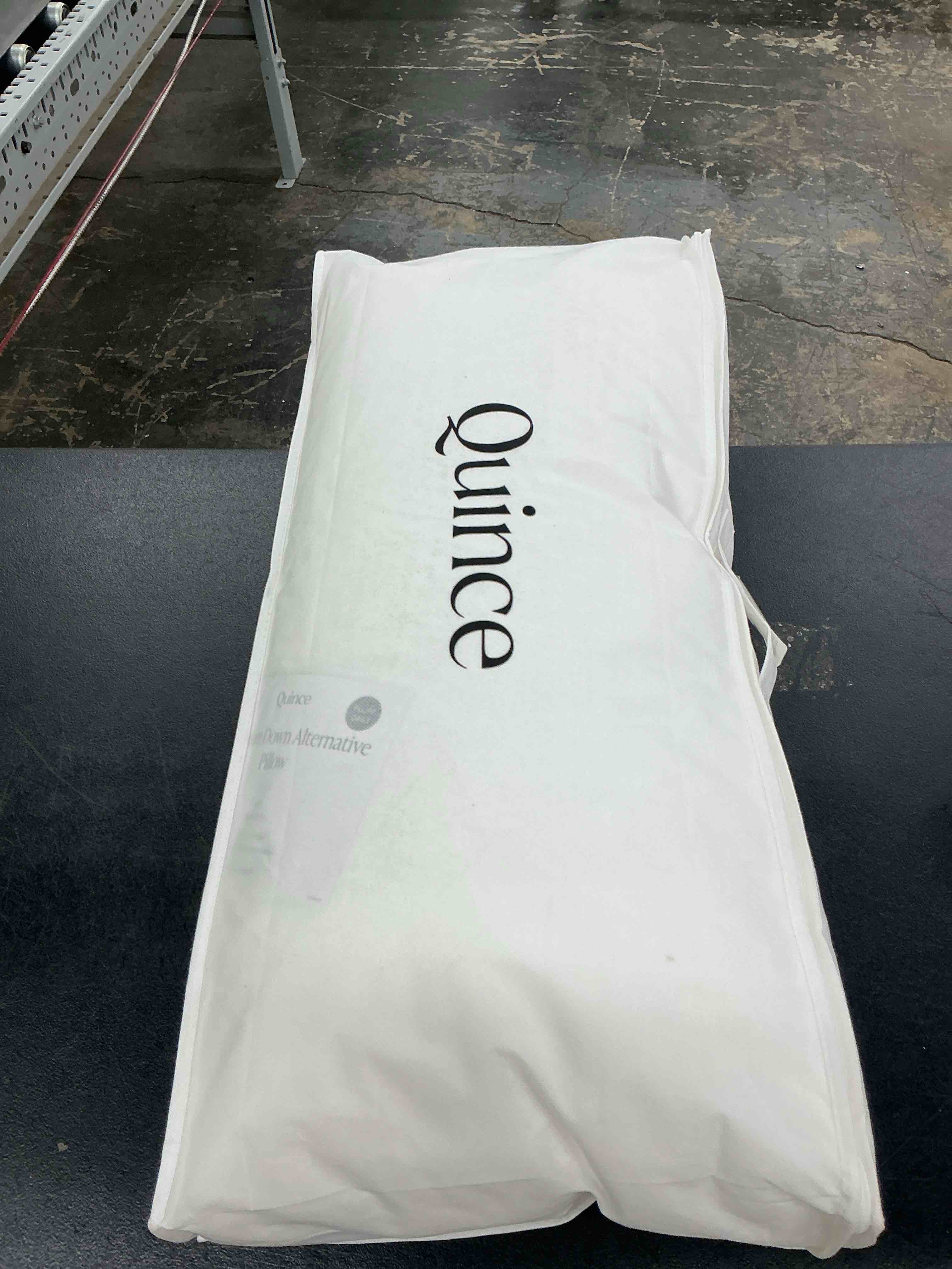 Condition photo showing New/Like New for quince premium down alternative pillow, king, medium