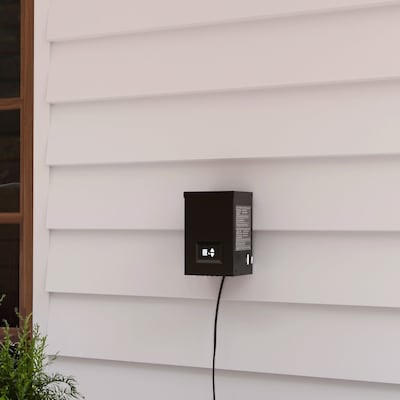 Harbor Breeze 60 -Watt Multi-Tap Landscape Lighting Transformer with Digital Timer and Dusk-to-Dawn Sensor