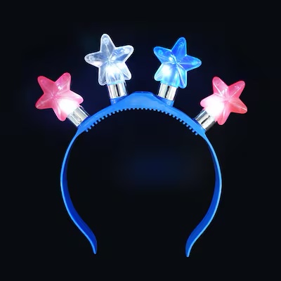 Plastic Indoor/Outdoor Costume headband Patriotic 4th of July Decor