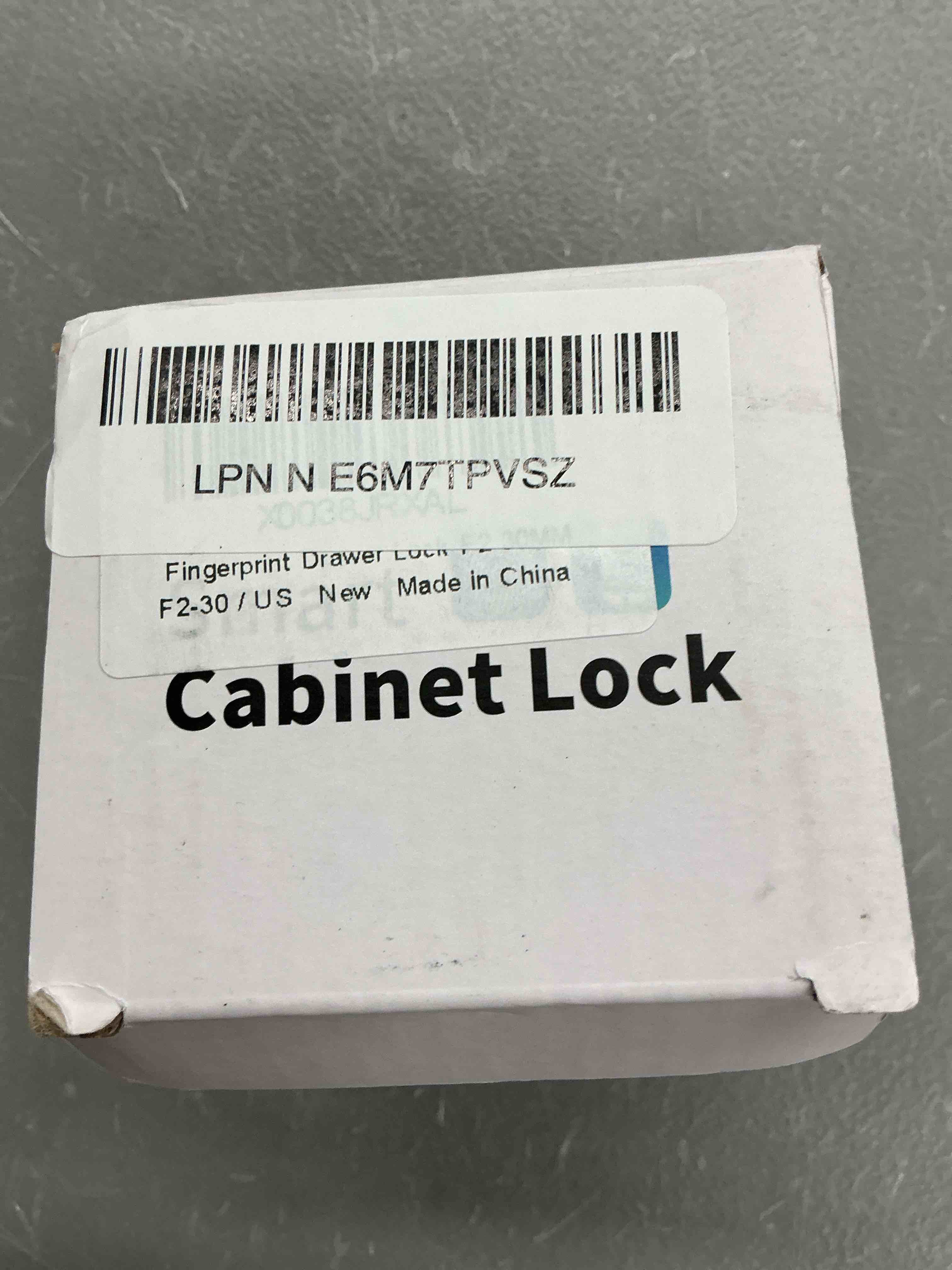 Condition photo showing New/Like New for fingerprint drawer lock elinksmart phone app biometric cabinet lock 30mm (27mm) with 3 sizes tubular ?cam support 20 fingerprints 1000+ app users ios watch unlock f2 27mm