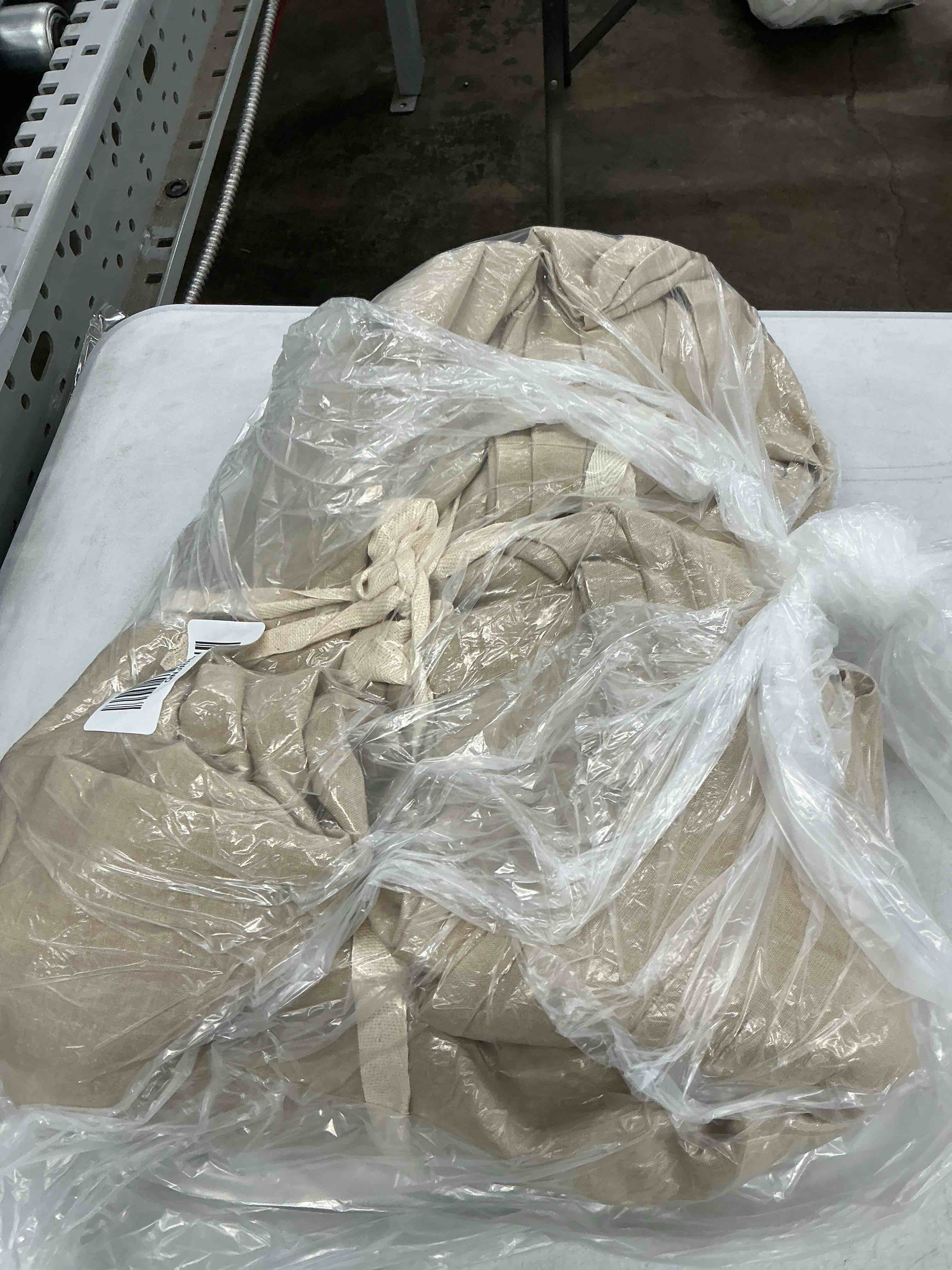 Condition photo showing Good Condition for quince european linen duvet cover, king/cal king, toffee