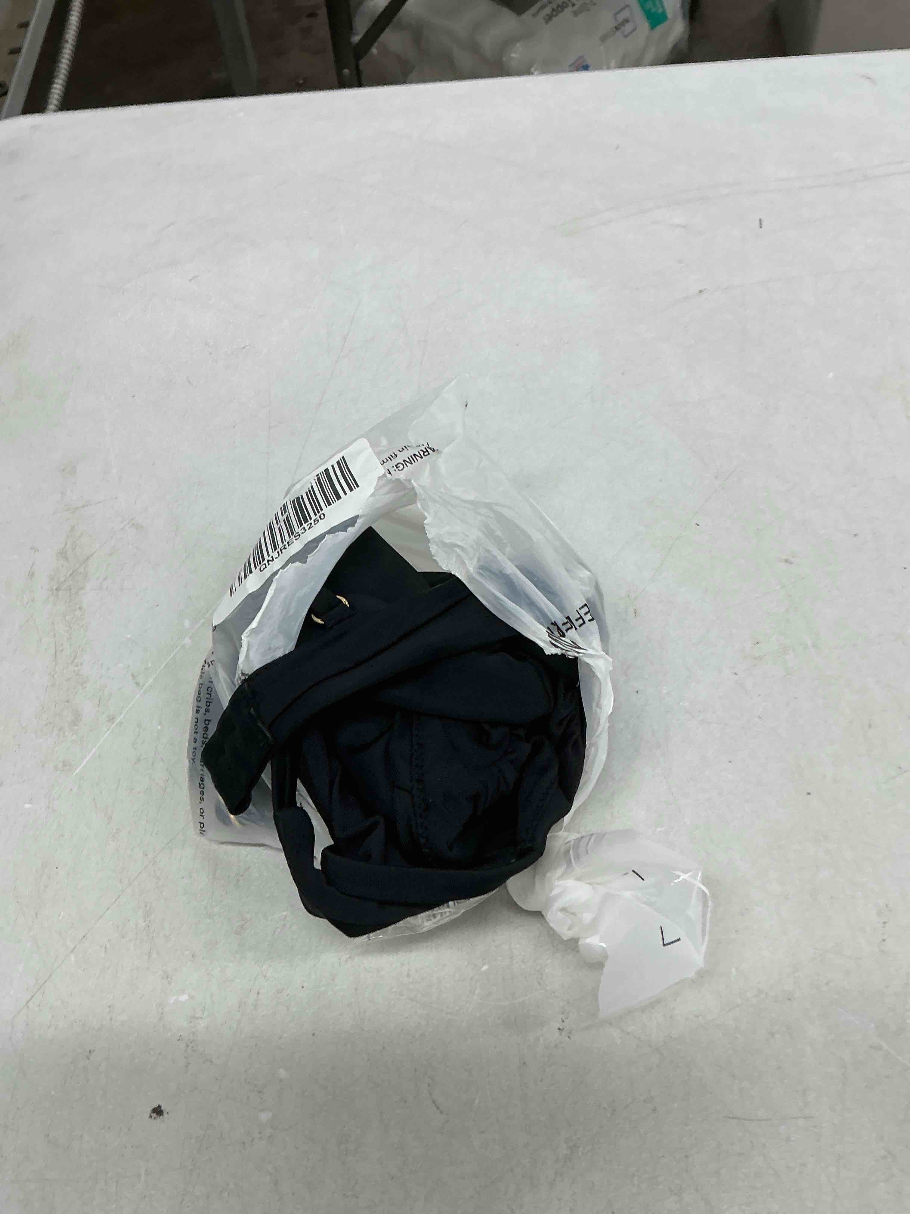 Condition photo showing Good Condition for regular fit black bikini top