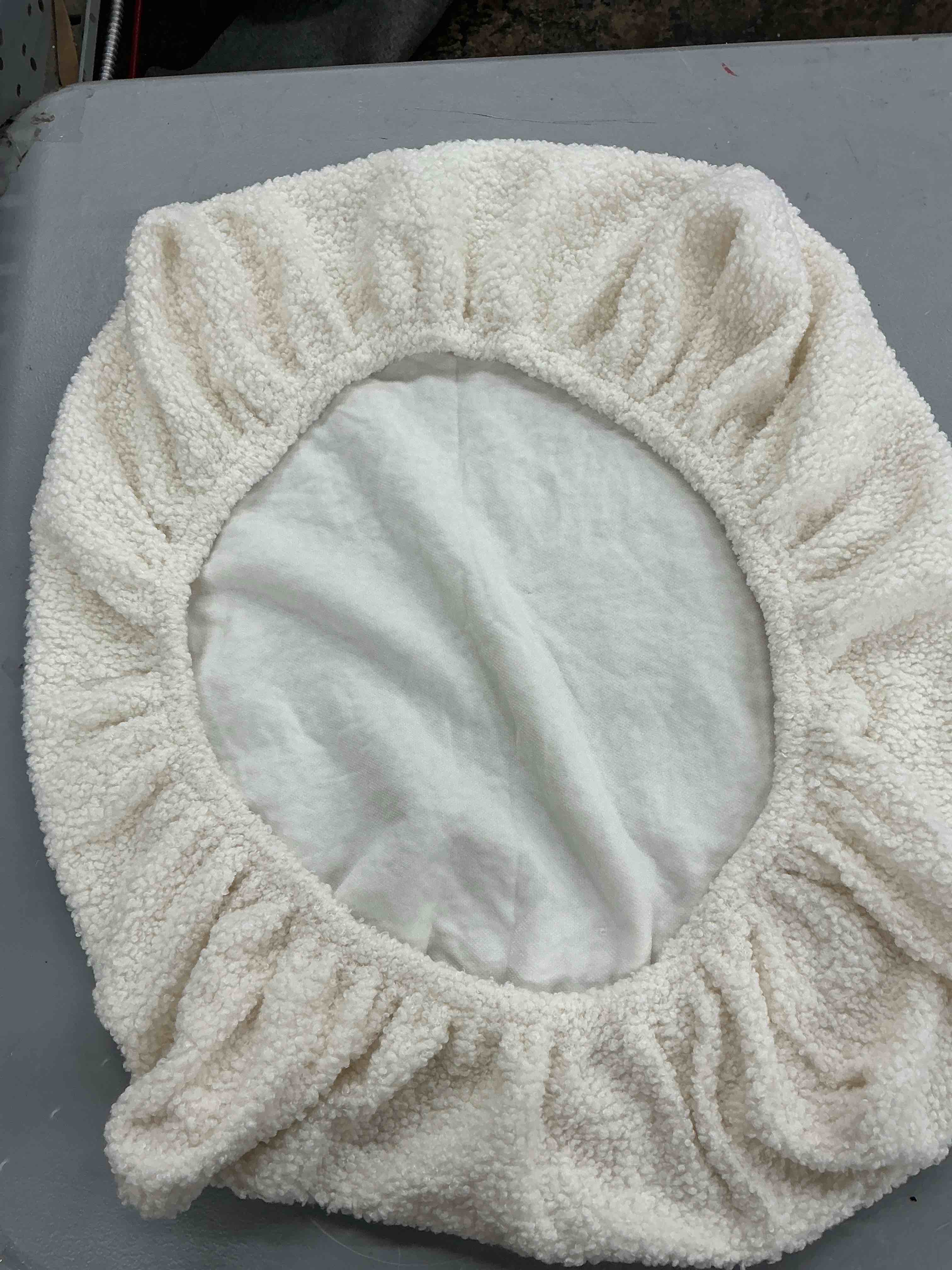 Condition photo showing Good Condition for soothing home sofa covers for dogs, machine washable sofa hero covers for couch, stretch fit anti slip universal sofa cushion covers for kids and pets (beige, headrest cover)