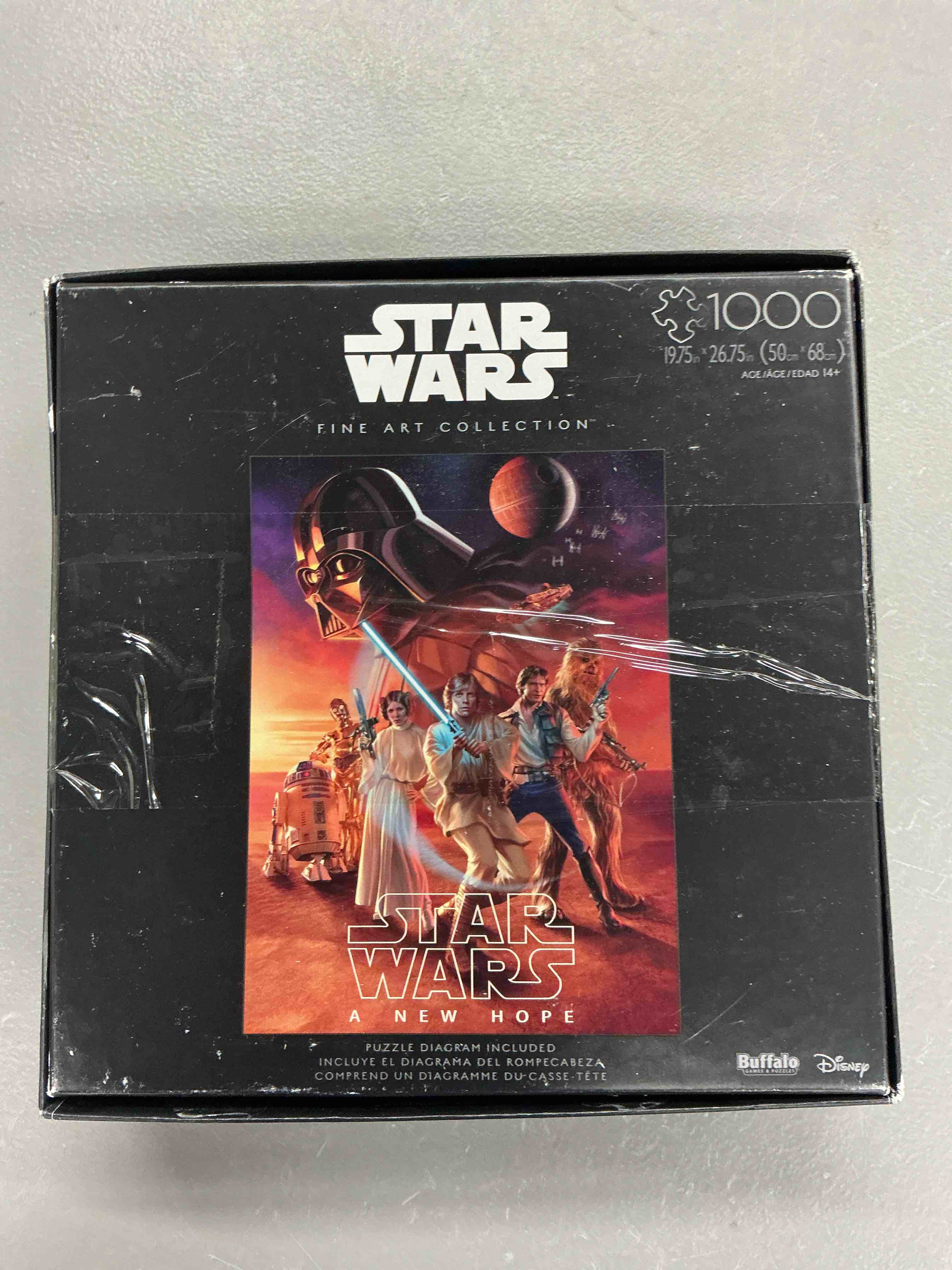 Condition photo showing Good Condition for buffalo games – star wars™: the force 1000 piece jigsaw puzzle – fine art collection colorful puzzle for adults – precision-cut pieces, beautiful artwork