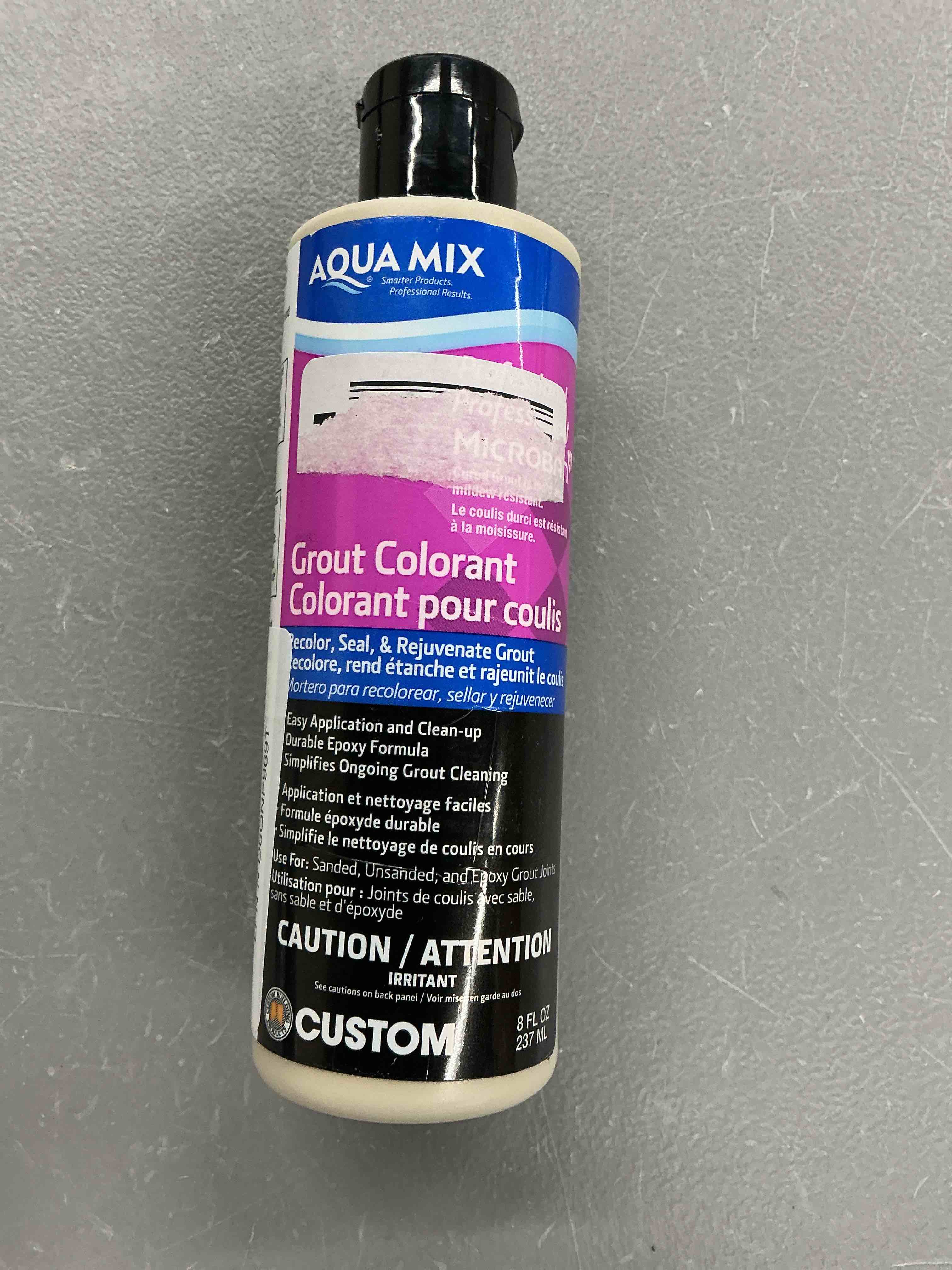 Condition photo showing Good Condition for aqua mix grout colorant - 8 oz bottle - antique white