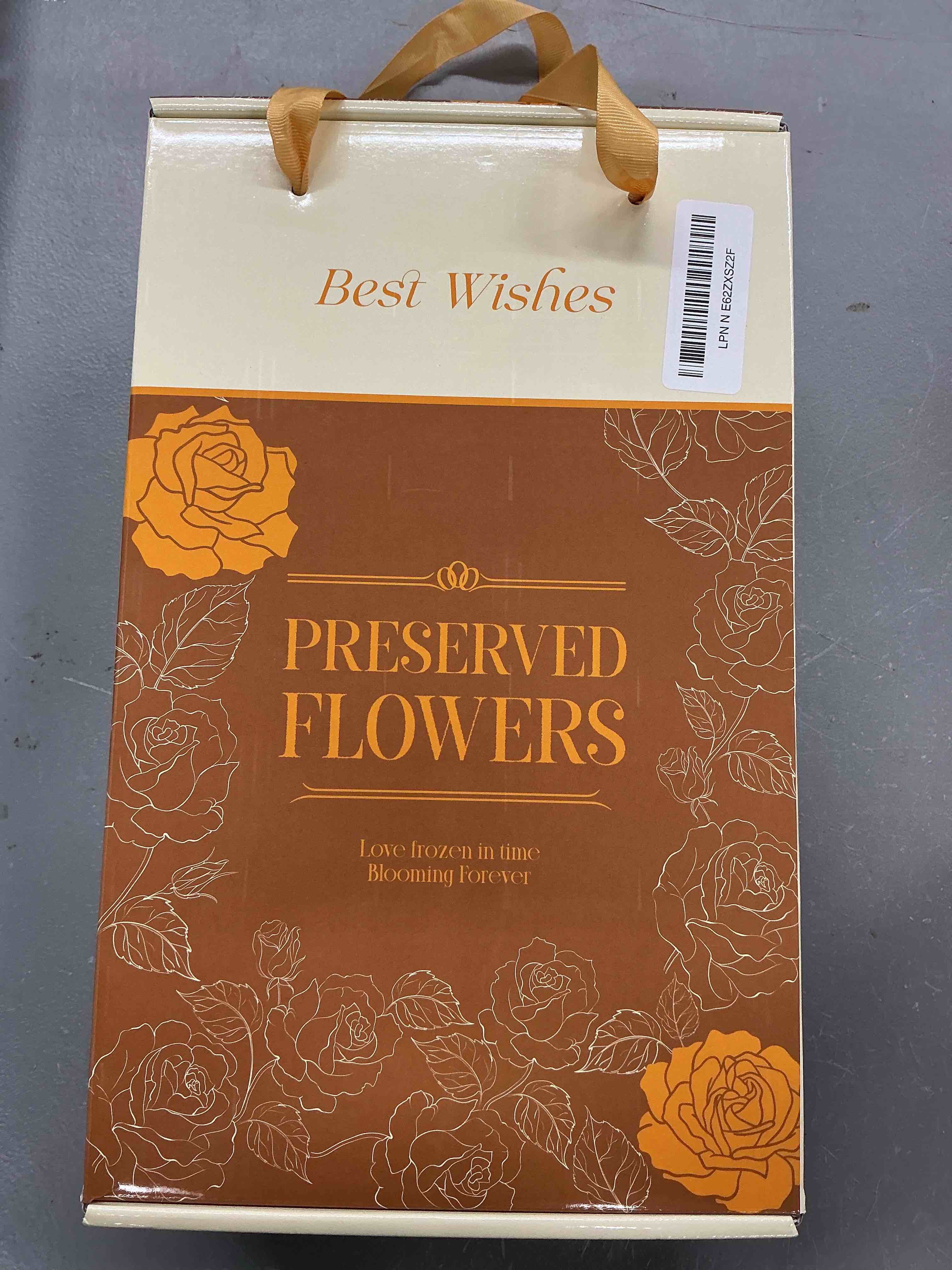 Condition photo showing New/Like New for preserved flowers bouquet - forever flowers for delivery, real eternal roses bouquet, mothers day gifts for mom grandma wife, anniversary birthday gifts for women, blue