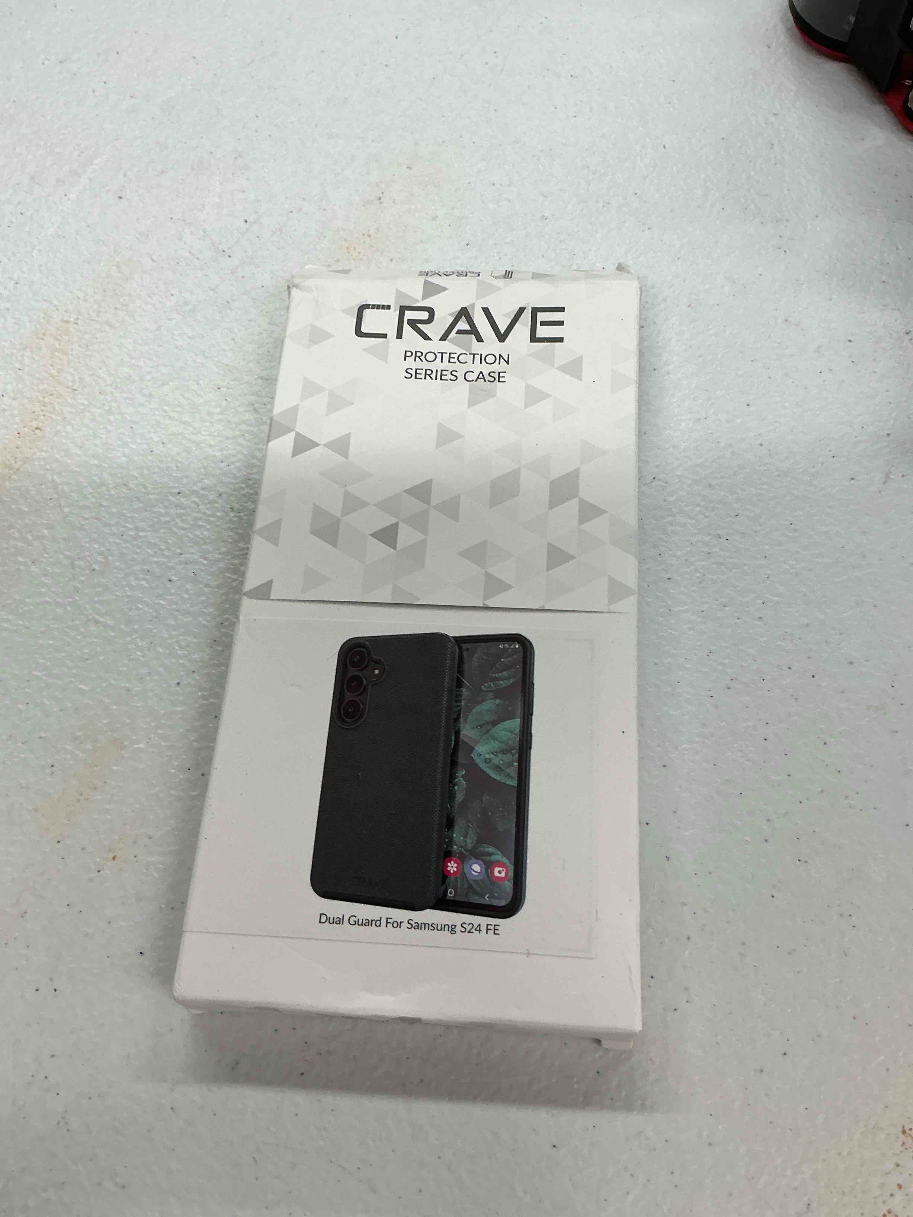 Condition photo showing Good Condition for crave for samsung galaxy s24 fe case, shockproof protection dual layer case for samsung galaxy s24 fe (6.7 inch) - forest green galaxy s24 fe forest green