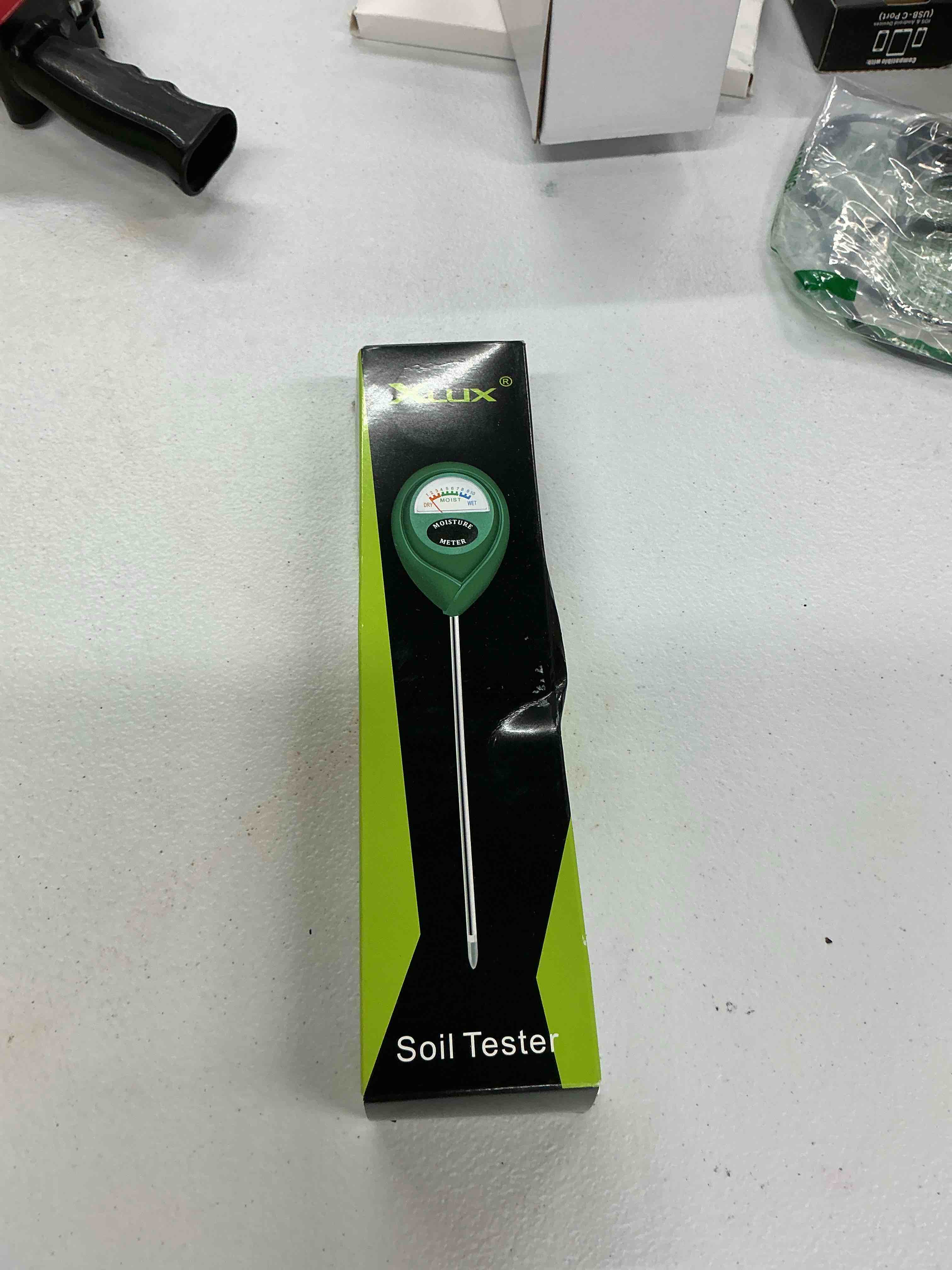 Condition photo showing Good Condition for xlux soil moisture meter (since 2015) - durable 304 stainless steel probe & virgin abs - instant read hygrometer for garden, indoor & outdoor plants (upgraded design)