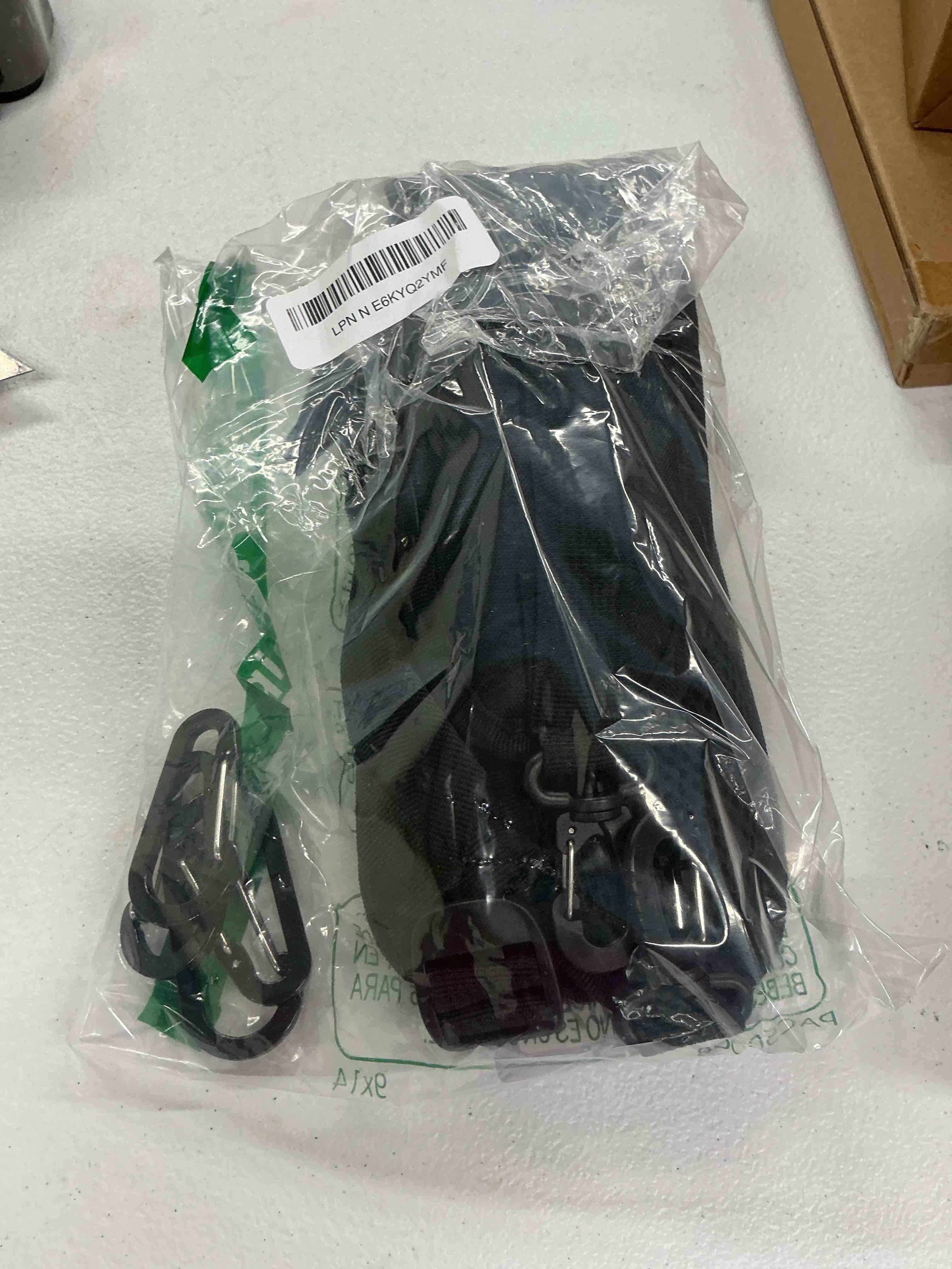 Condition photo showing Good Condition for backpack straps, backpack shoulder strap for bags strap replacement padded strap adjustable with metal/plastic clips black