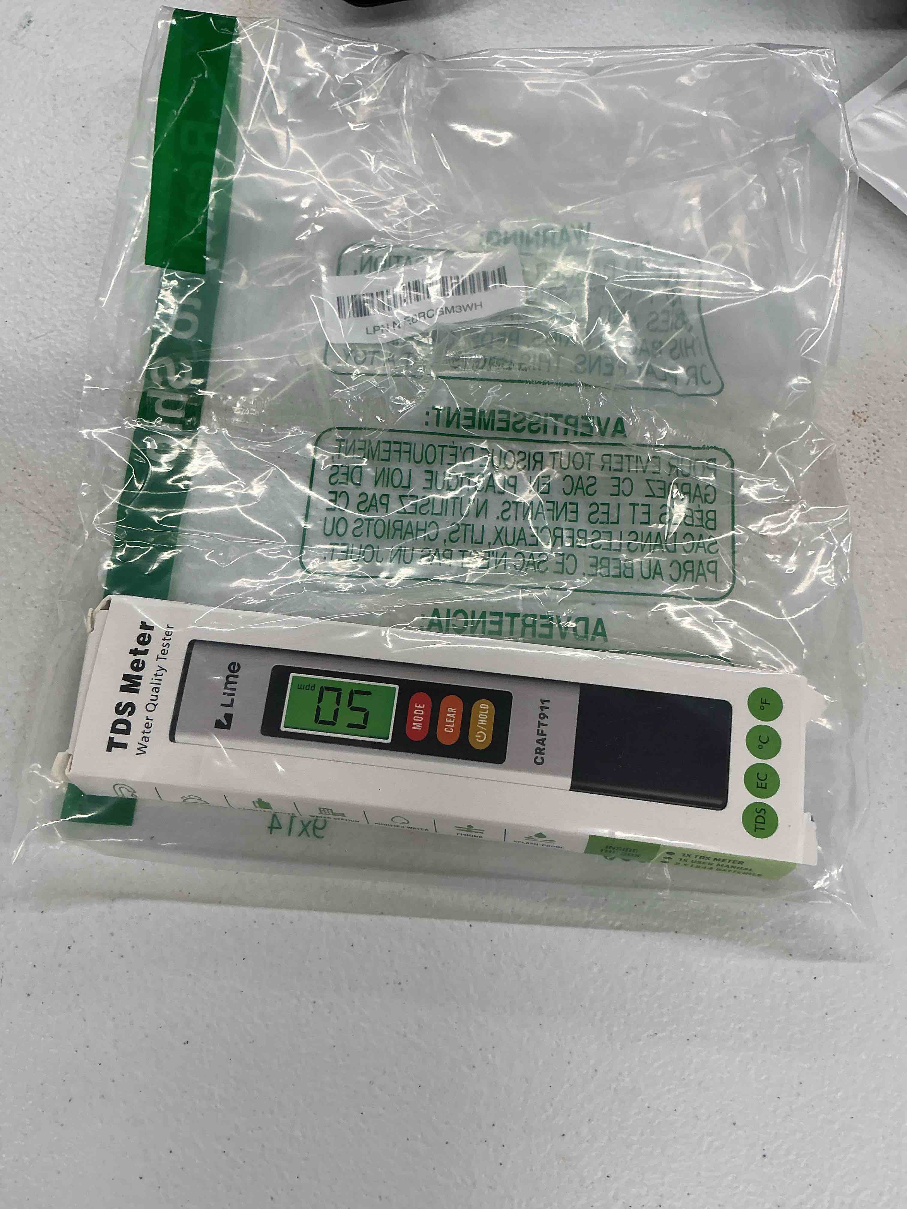 Condition photo showing Good Condition for craft911 water tester for drinking water - tds meter professional