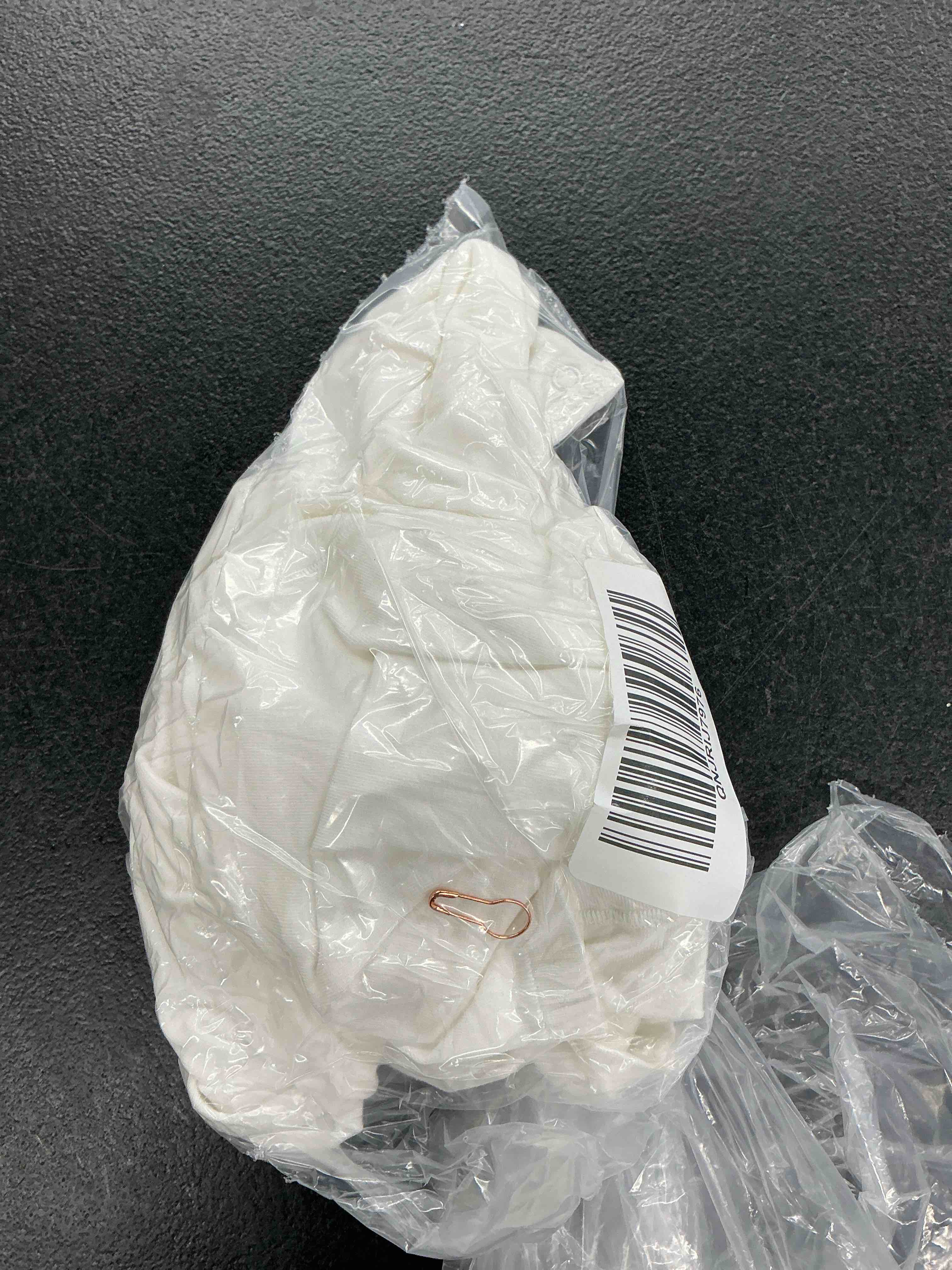 Condition photo showing Good Condition for quince stretch cotton jersey short sleeve bodysuit, s, soft white