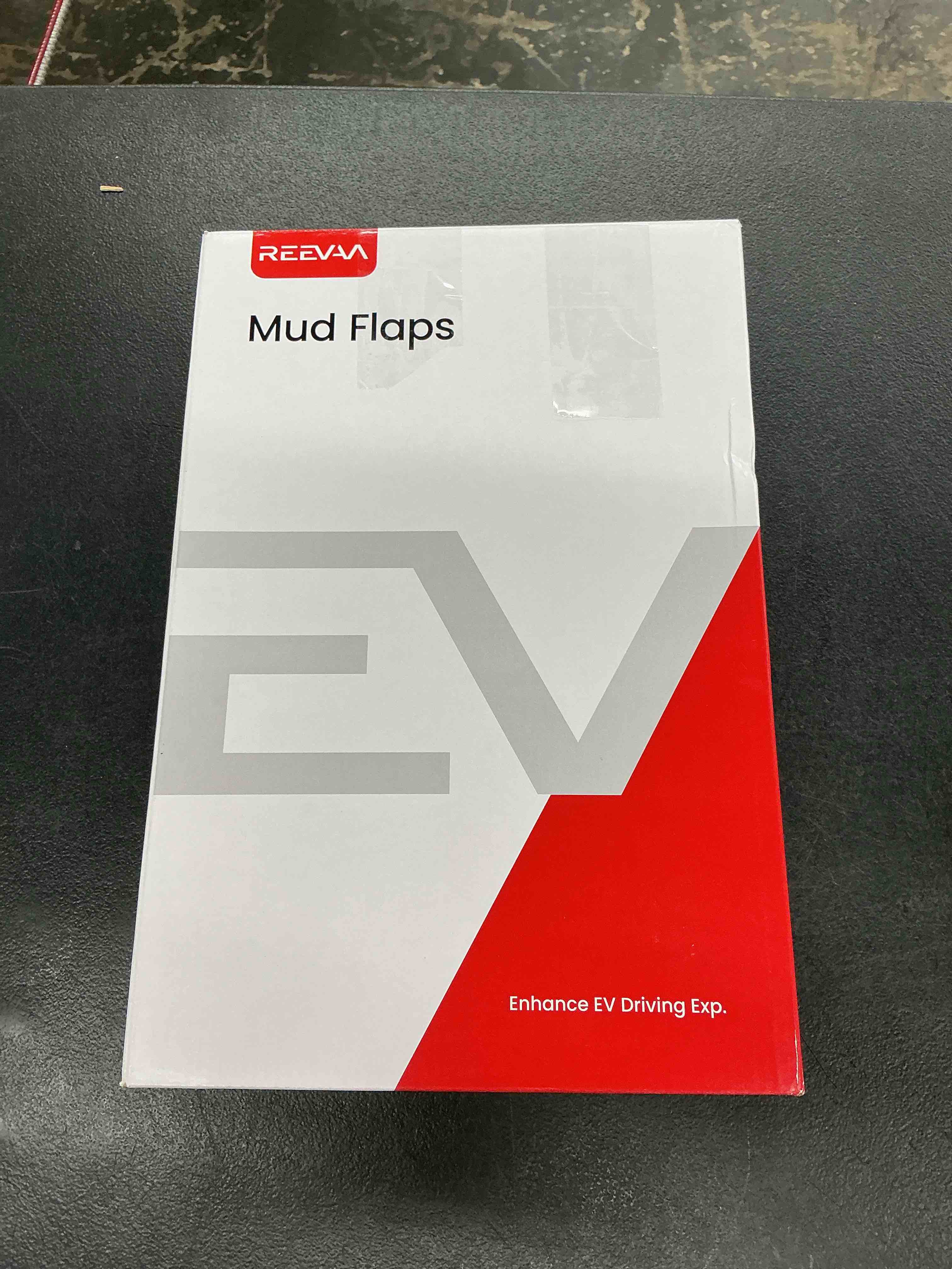 Condition photo showing Good Condition for reevaa 2026 tesla new model y juniper accessories - mud flaps [protect paint, no drilling required] all-weather splash guard body kits for model y juniper 2025-2026, black (set of 4) 2025-2026 model y juniper