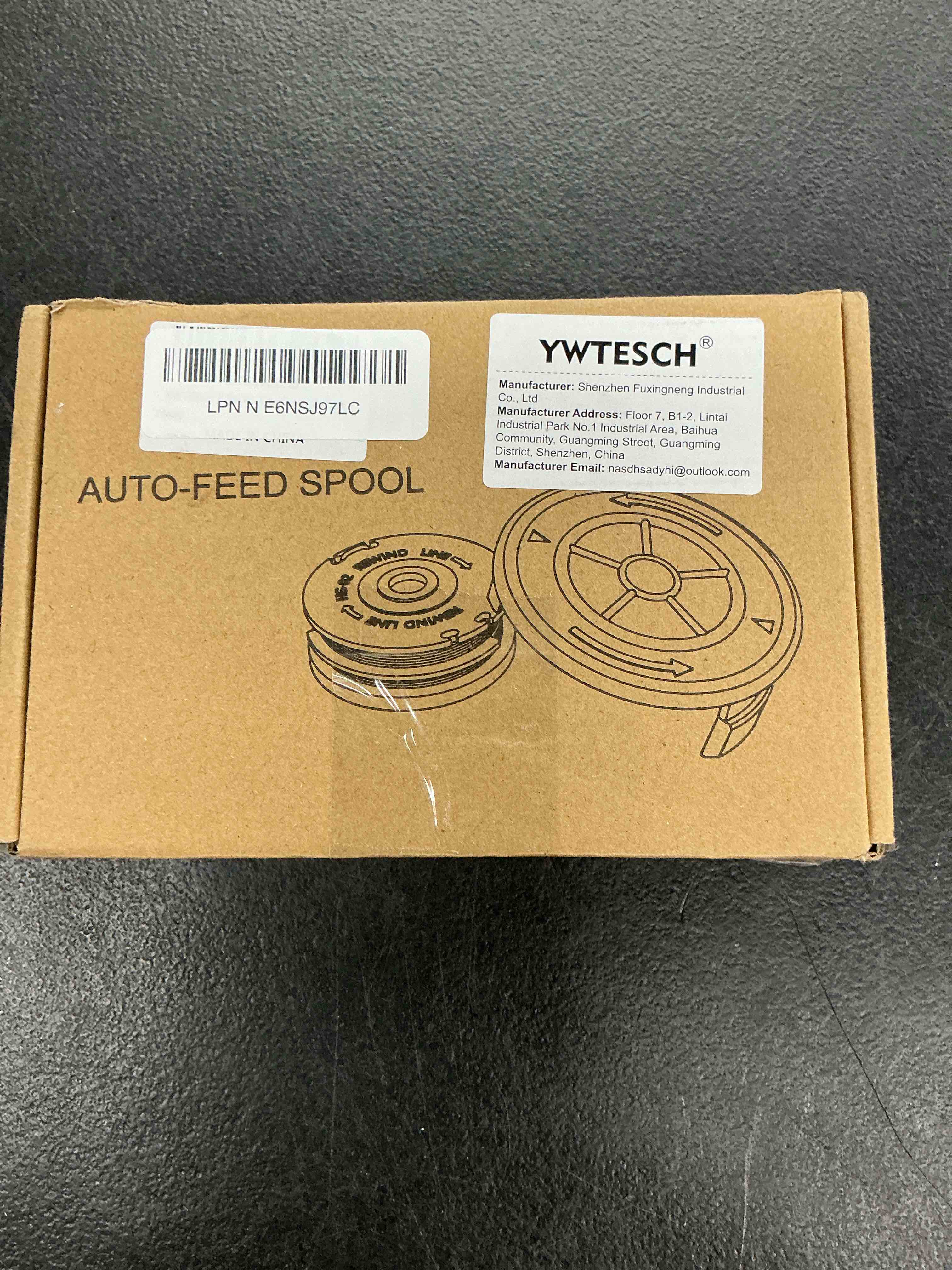 Condition photo showing Good Condition for ywtesch 8 pack weed wacker string fit for greenworks string trimmer, 0.065"-18ft dual string trimmer line auto-feed weed eater string replacement parts spool(6-pack) cap cover(2-pack)