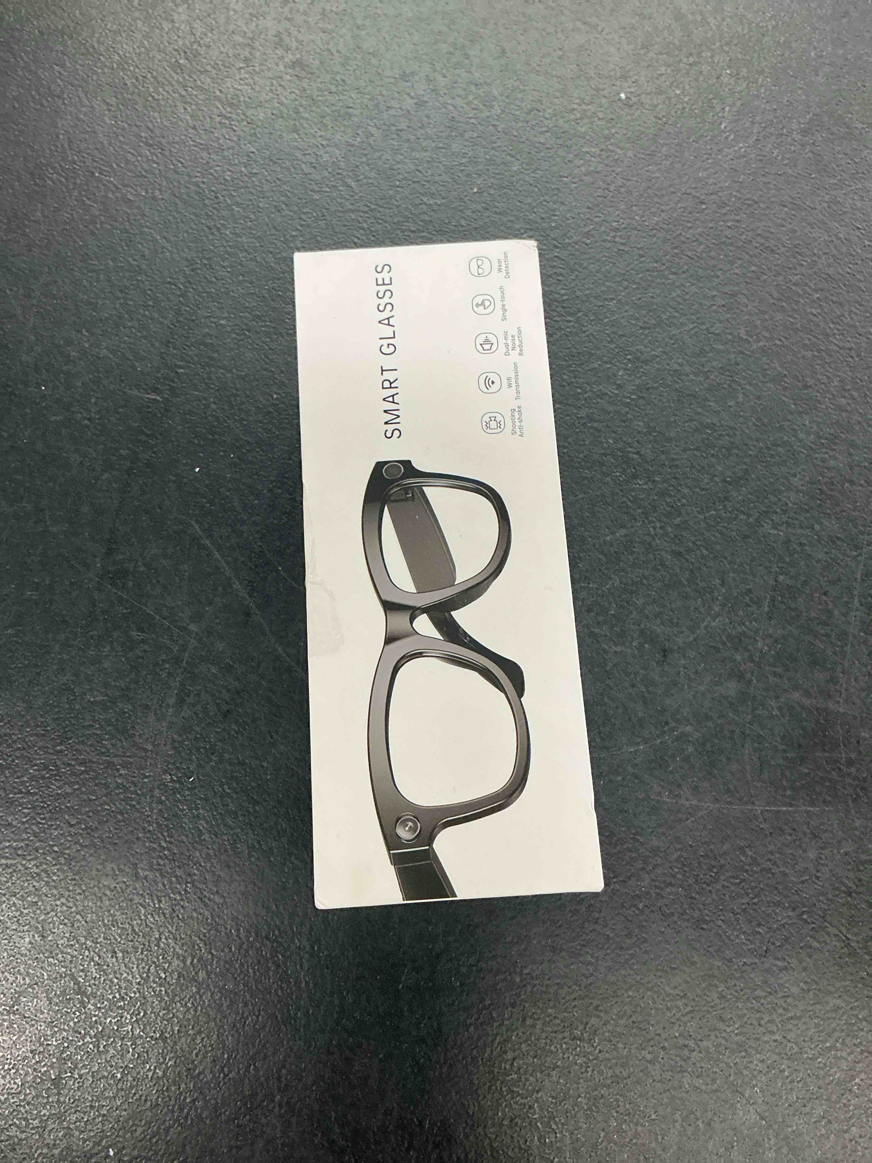 Condition photo showing Good Condition for ai smart glasses with camera stabilization - 8mp pov video recording, real-time ai translation, smart assistant, dual-mic noise canceling for travel & meetings - anti-blue light, red frame