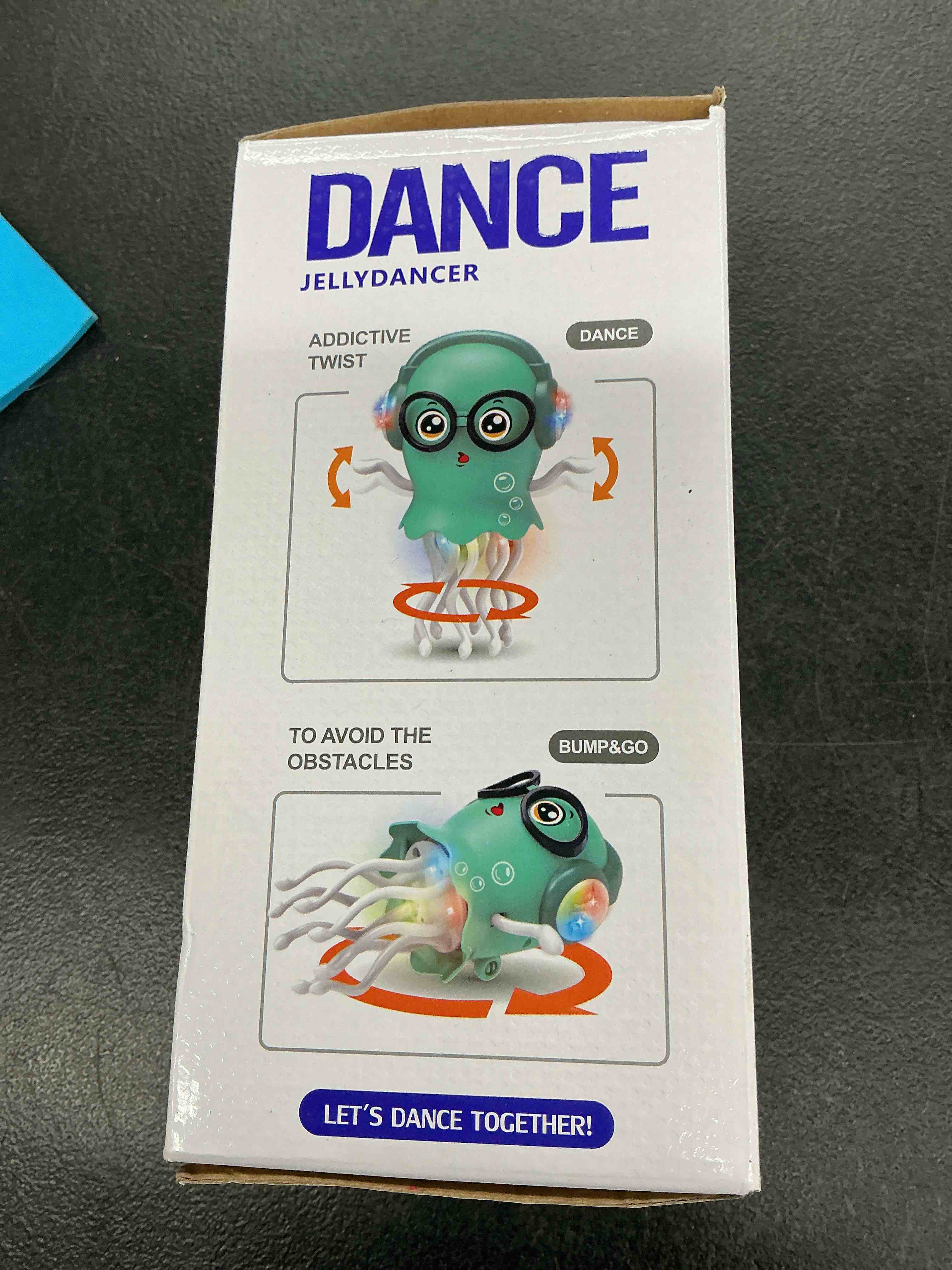 Condition photo showing Good Condition for dancing jellydancer baby toy, crawling infant tummy time toy,dancing loud music crawling walking toys for 3 4 5 6 7 8 year old kids boy girl birthday gifts, interactive relax fidget gifts turquoise