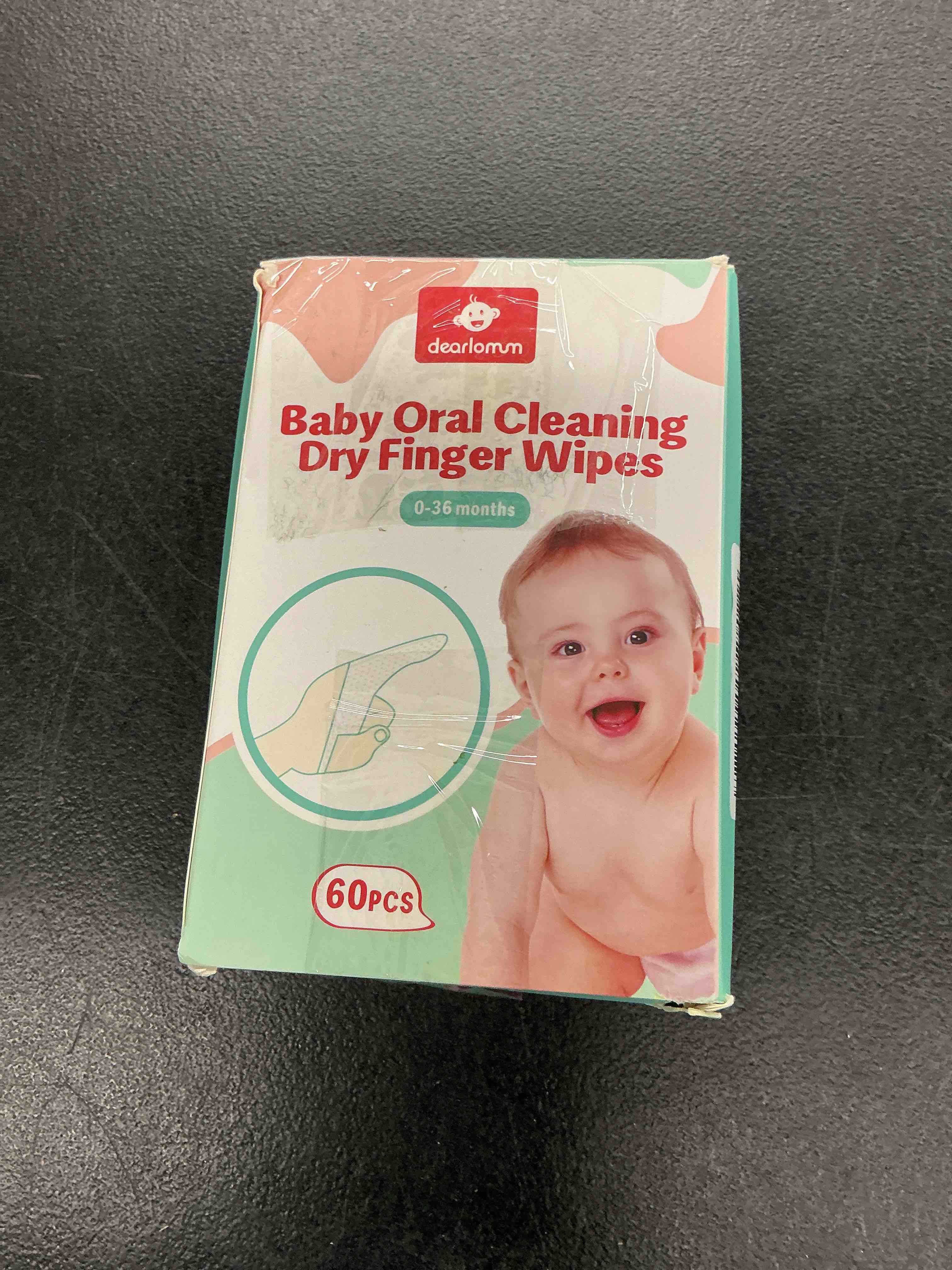 Condition photo showing Good Condition for dearlomum toddler baby dry wipes, newborn tongue cleaner, 60pcs disposable infant wipes clean mouth,gauze gum cleaner toothbrush baby oral cleaning stick dental care for 0-36 month 1 count (pack of 60)