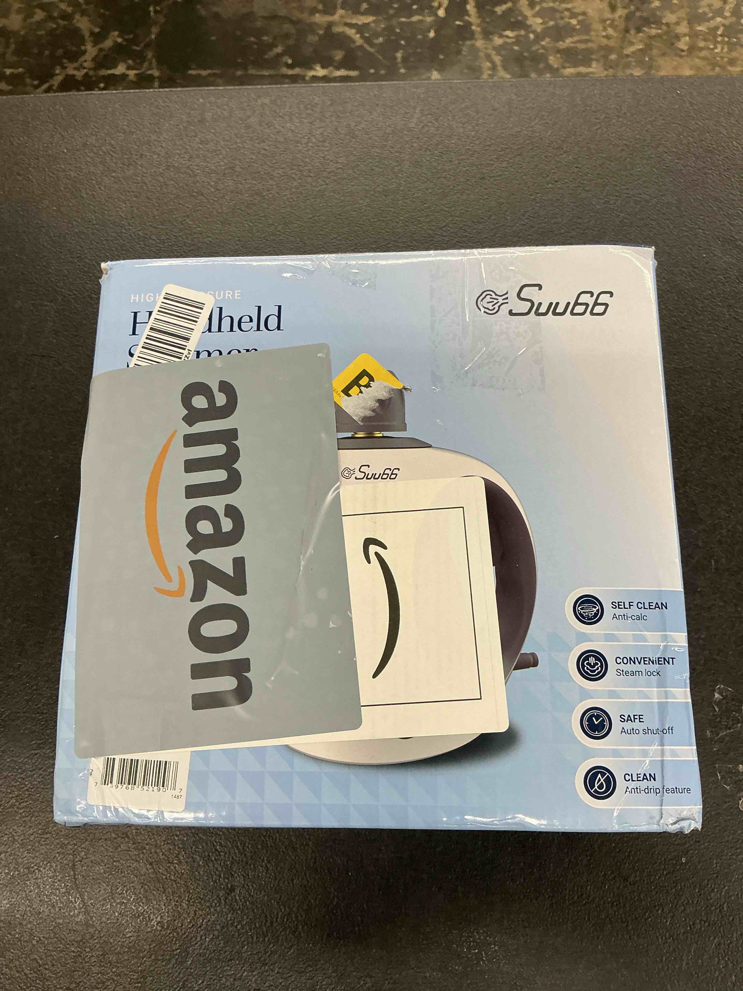 Condition photo showing Good Condition for handheld steam cleaner with safety lock, 500ml large tank & 19pcs accessories - multi-surface deep cleaning for kitchen, bathroom, car, sofa - removes stubborn grime, sanitizes surfaces (white)