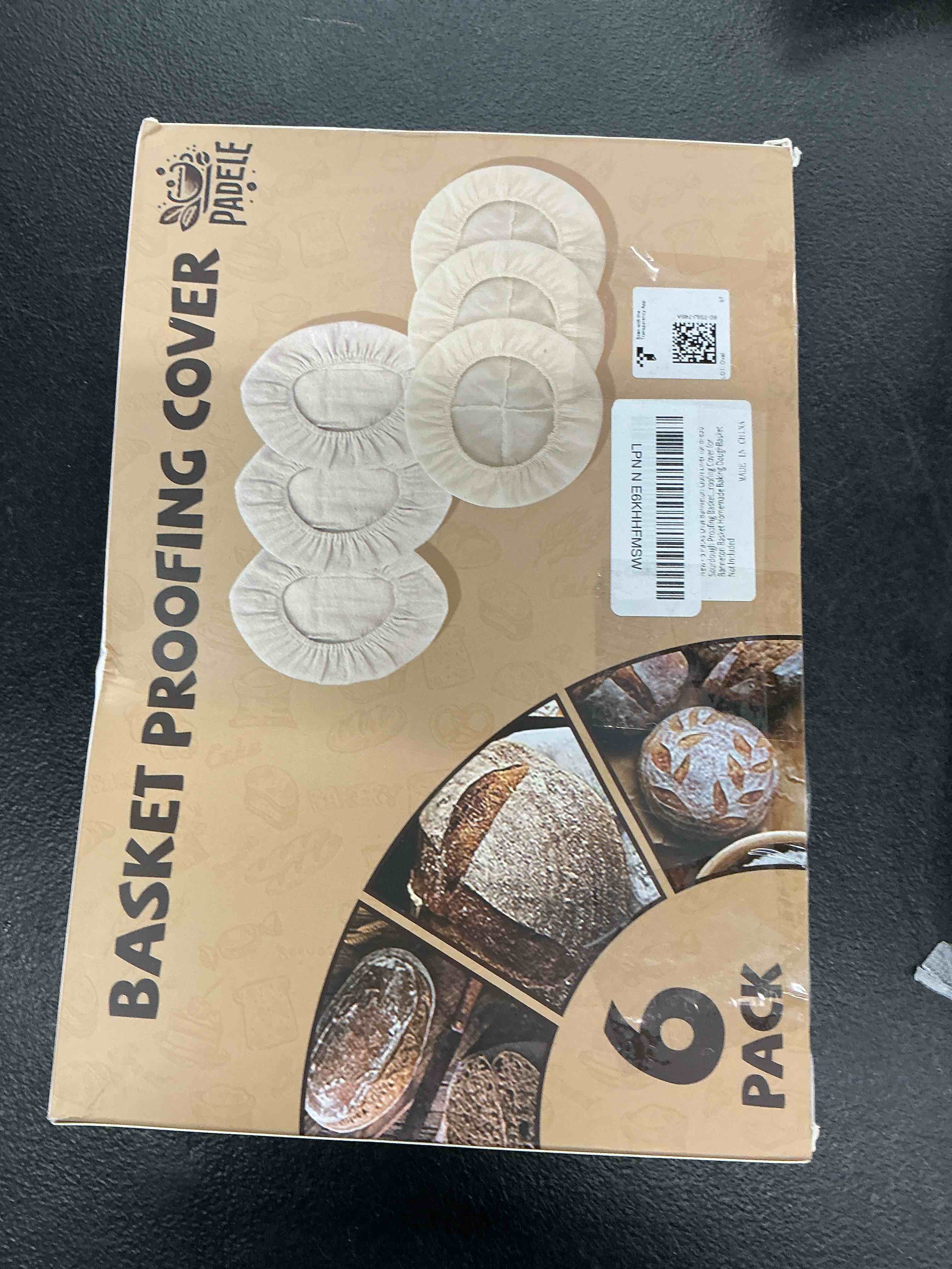 Condition photo showing Good Condition for 6 packs oval banneton cloth liner for bread sourdough proofing?10 inches?natural rattan bread proofing cover for banneton basket homemade baking dough?basket not included?