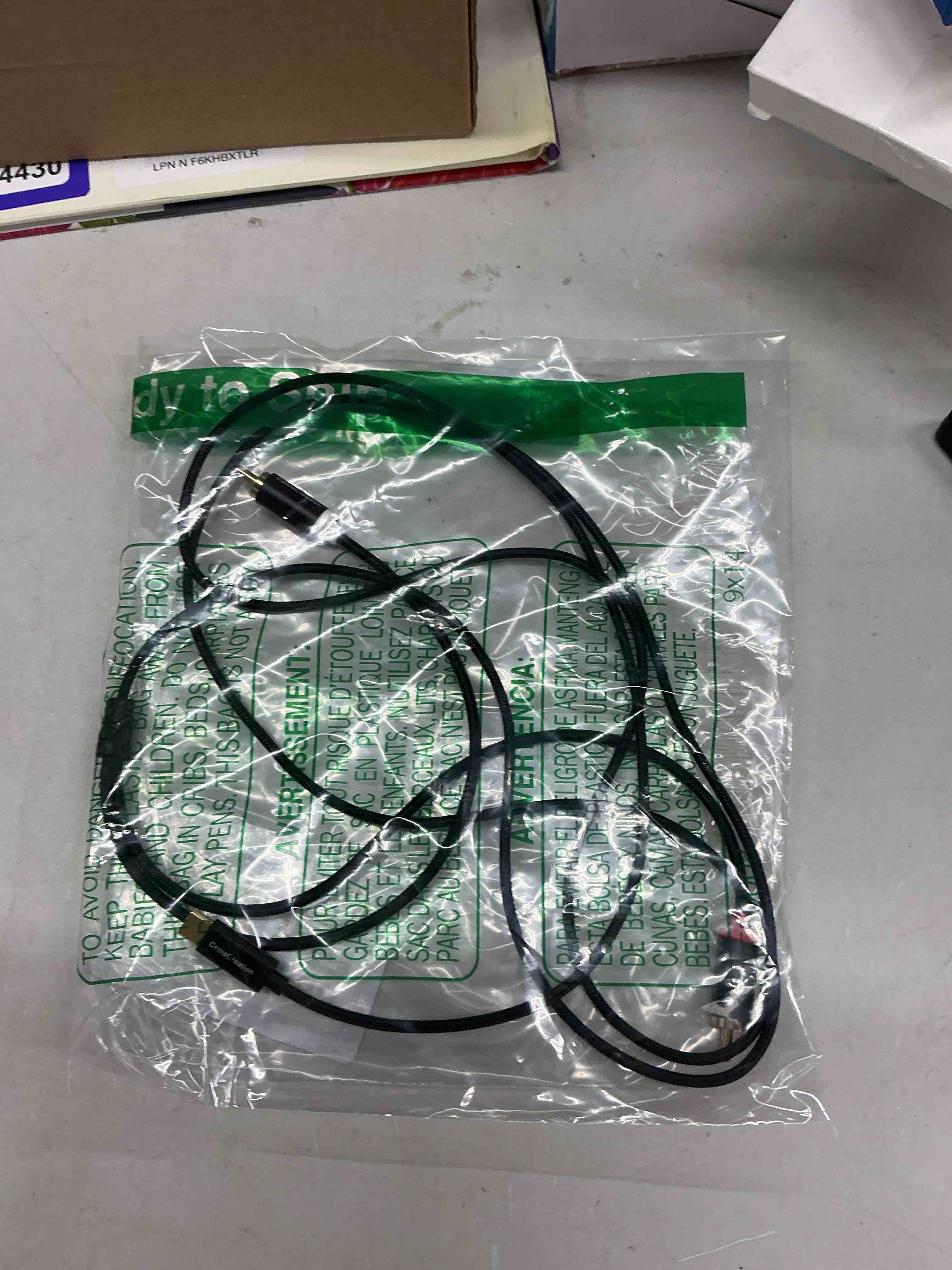 Condition photo showing Good Condition for cablecreation usb c to rca audio cable 6ft, type-c to 2 y rca splitter | hi-fi, rca to usb c adapter for iphone 16 15 series, home theater, dvd, amplifier, speaker, car stereo, samsung galaxy s23 6ft 1