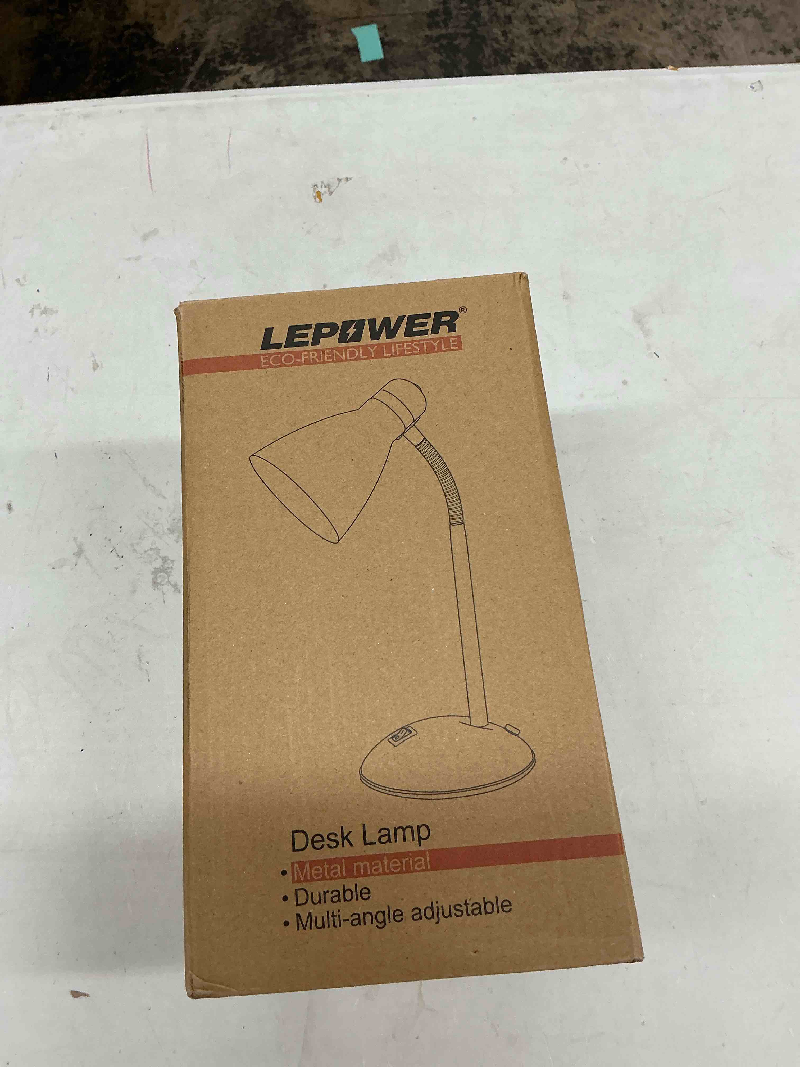 Condition photo showing Good Condition for lepower metal desk lamp, eye-caring table lamp, study lamps with flexible goose neck for bedroom, home office (matte black) sandy black