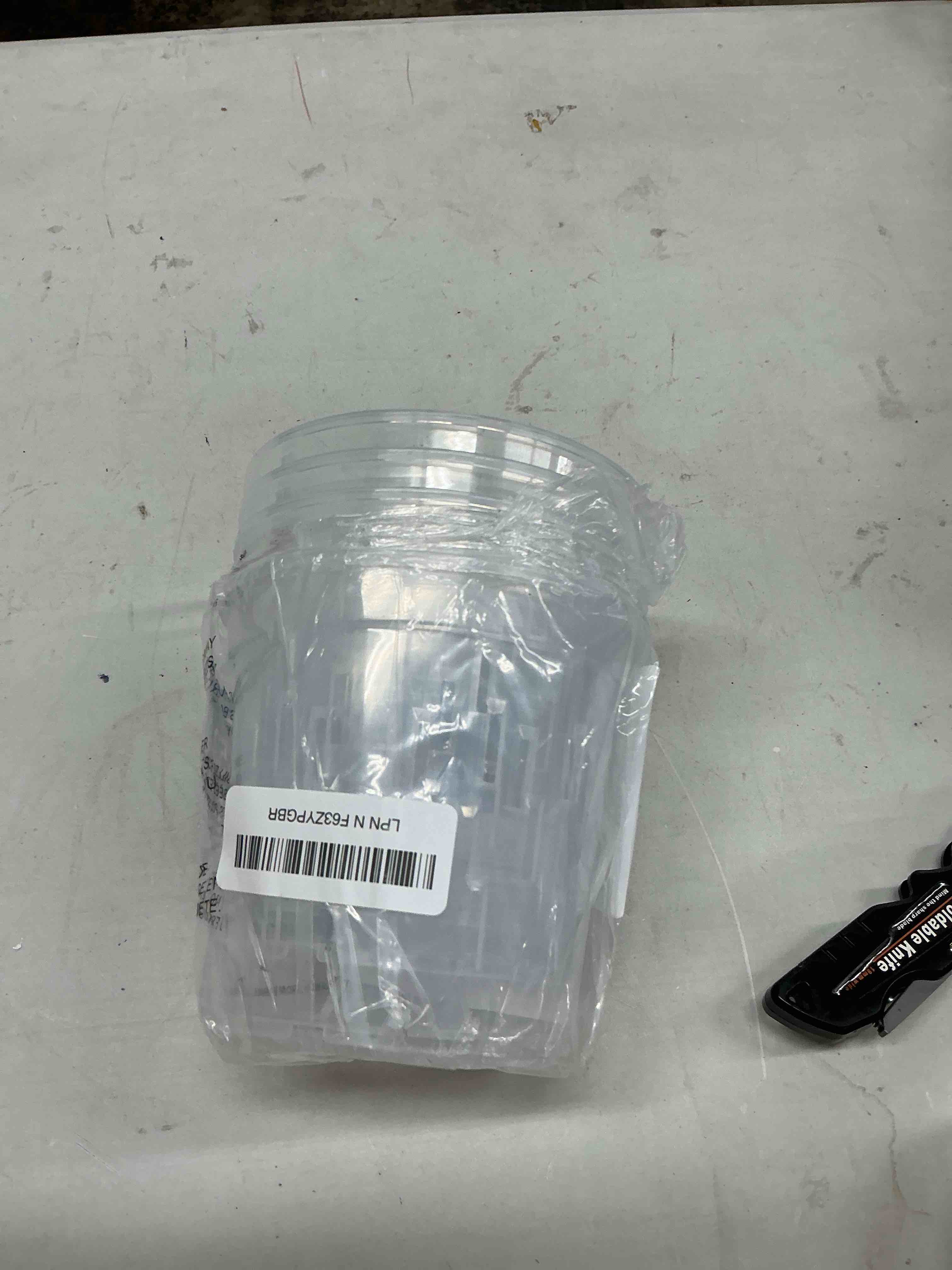 Condition photo showing Good Condition for truedays orchid pot – 4 pack 5 inch clear orchid pots with drainage holes for repotting – ideal for healthy root growth – sturdy plastic plant pot for indoor & outdoor plants 5inch-4pack