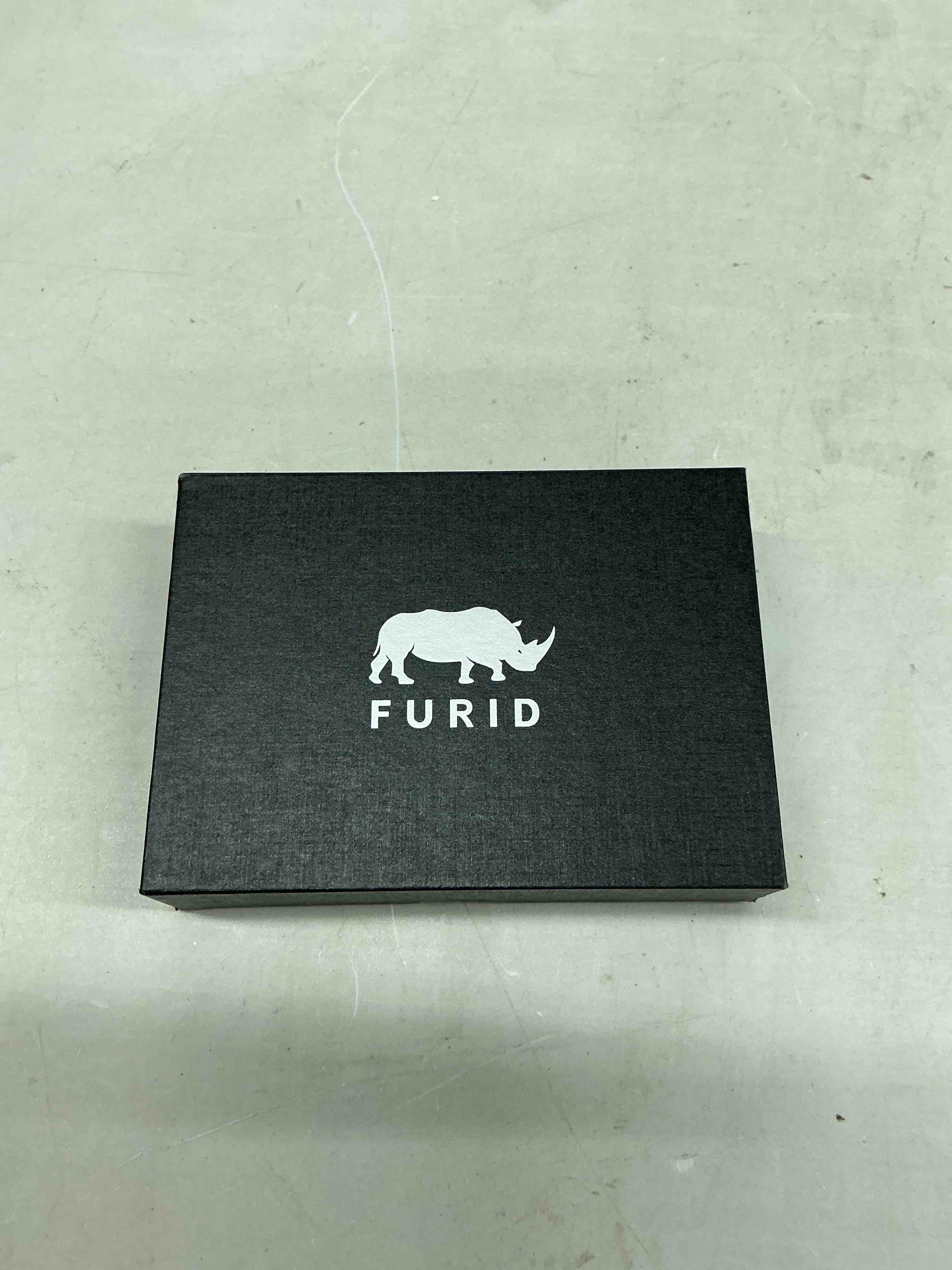 Condition photo showing Good Condition for furid genuine leather wallet for men: slim rfid minimalist wallets with money clip - smart pop up credit card holder for front pocket - gifts for husband father on birthday anniversary inside magnet money clip espresso brown genuine leather