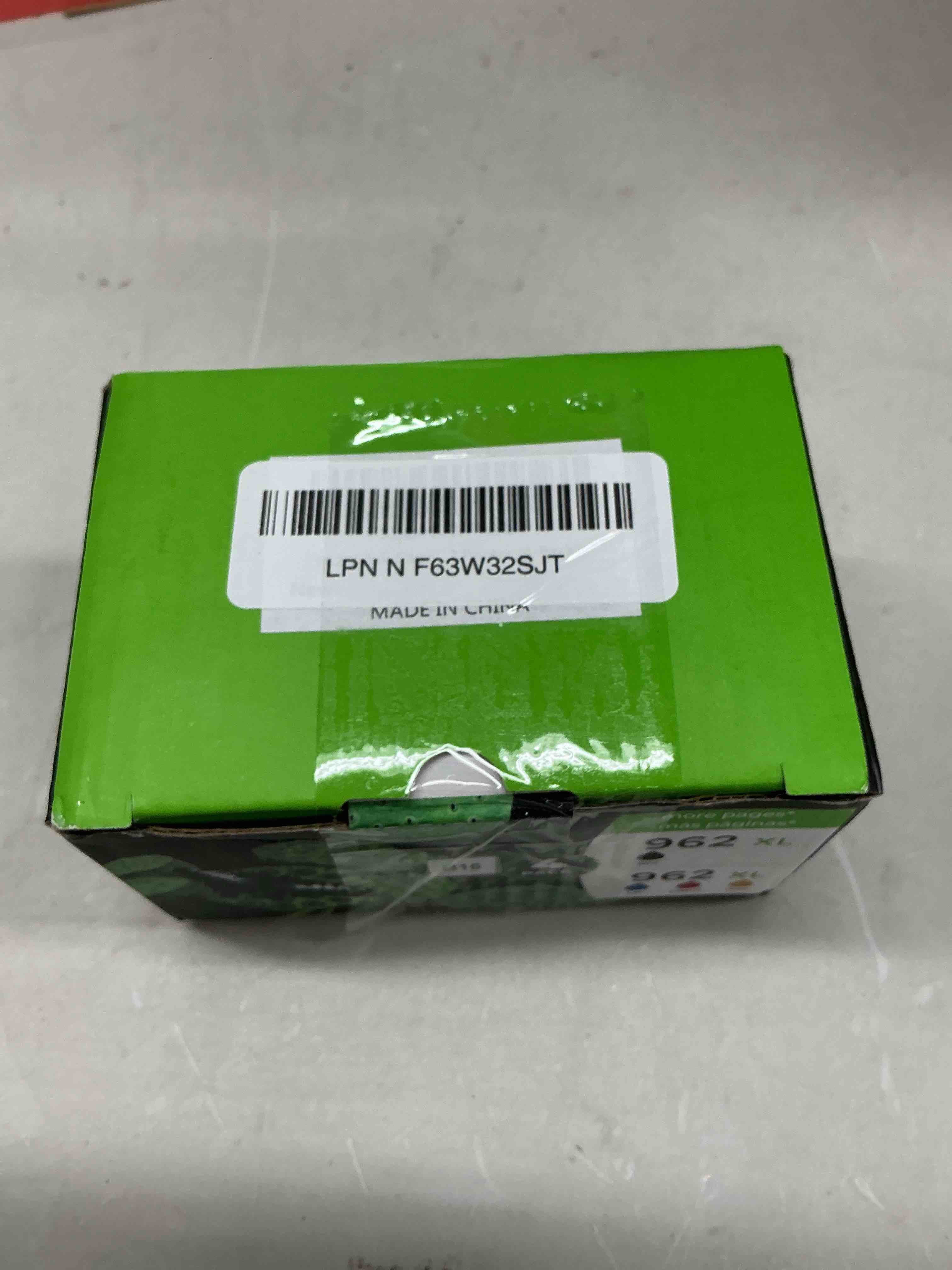 Condition photo showing New/Like New for 962xl ink cartridges for officejet pro 9010 9020 9015 9018 9025 compatible for hp 962xl ink cartridges combo pack 962 ink replacement for office jet pro 9015 9010 9020 9018 9025 9012 printer (4-pack)