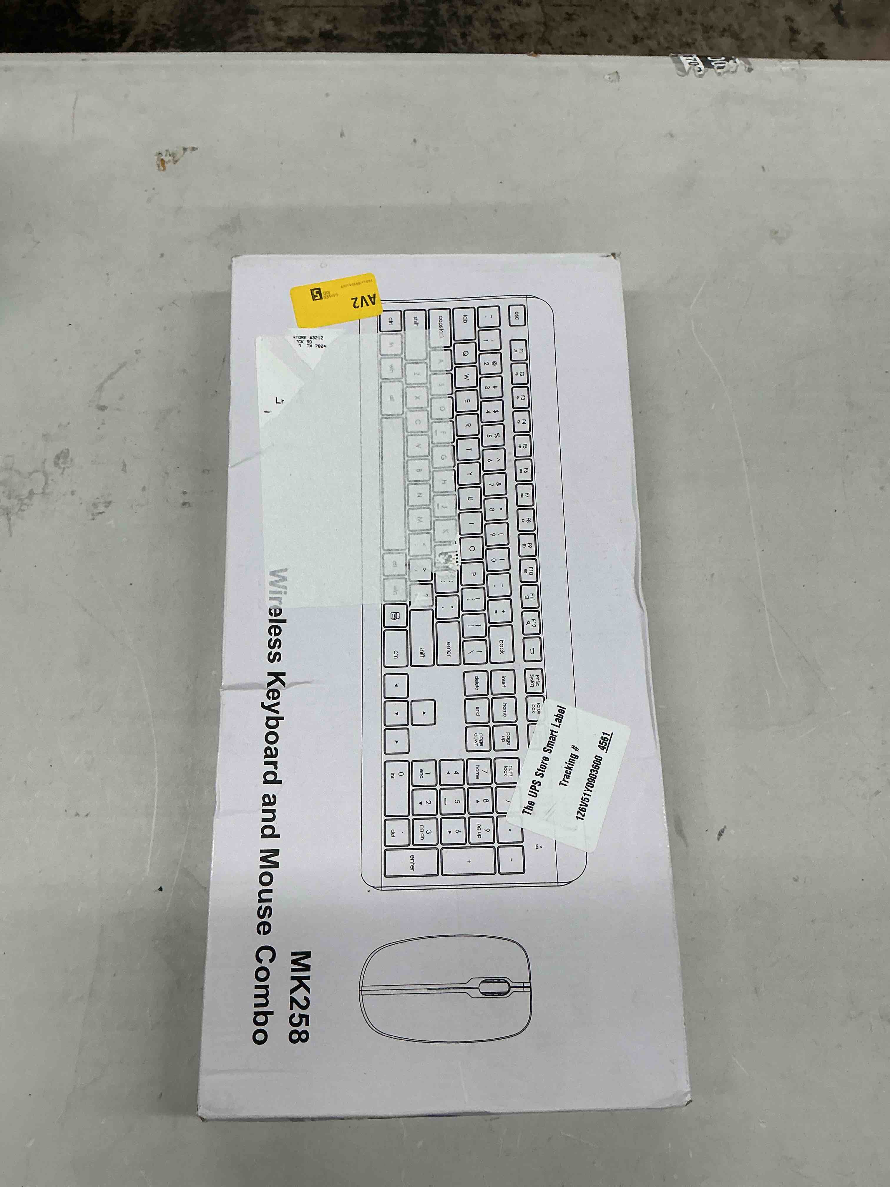 Condition photo showing Good Condition for wireless keyboard and mouse combo, full size silent ergonomic keyboard and mouse, long battery life, optical mouse, 2.4g lag-free cordless mice keyboard for computer, mac, laptop, pc, windows