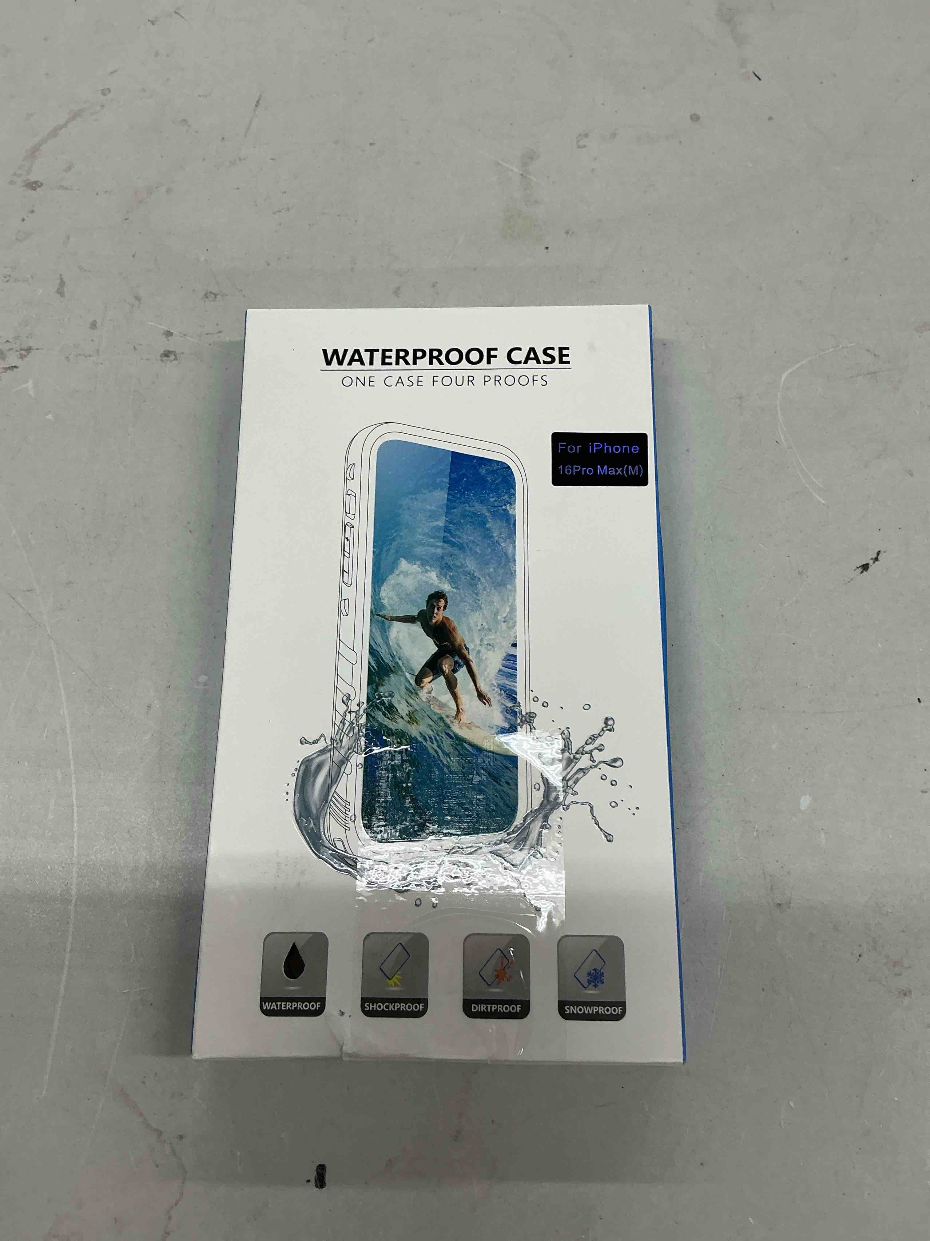 Condition photo showing Good Condition for cozycase for iphone 16 pro max waterproof magnetic case top protective | compatible with magsafe heavy duty 360 full body shockproof dustproof with screen camera protector front back cover black black/m for iphone 16 pro max