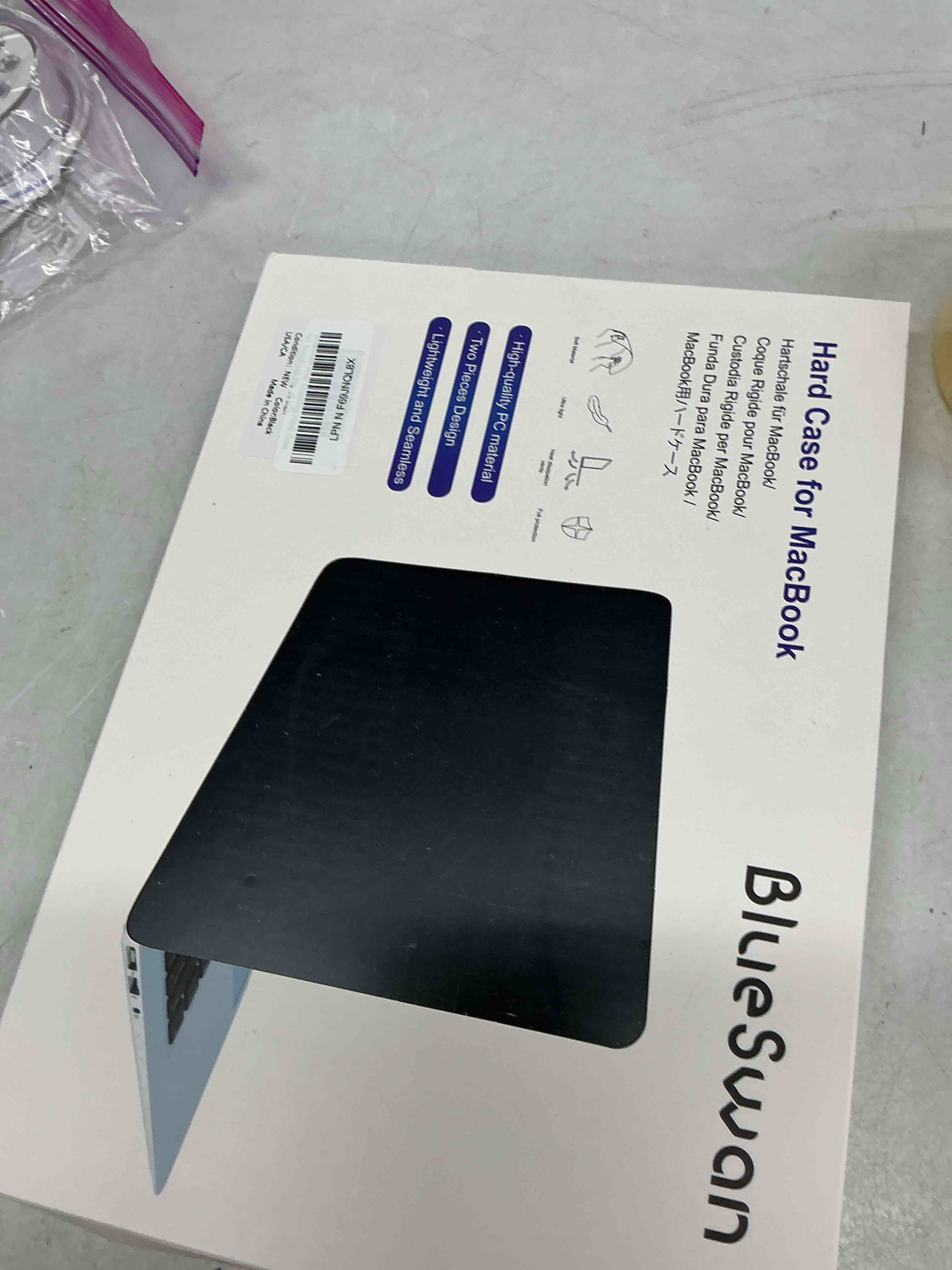 Condition photo showing Good Condition for blueswan anti-cracking hard shell case compatible with macbook pro 14-inch m5 2026 2025-2021 release m4 m3 m2 m1 pro/max chip, anti-fingerprint soft tpu bumper, frosted black