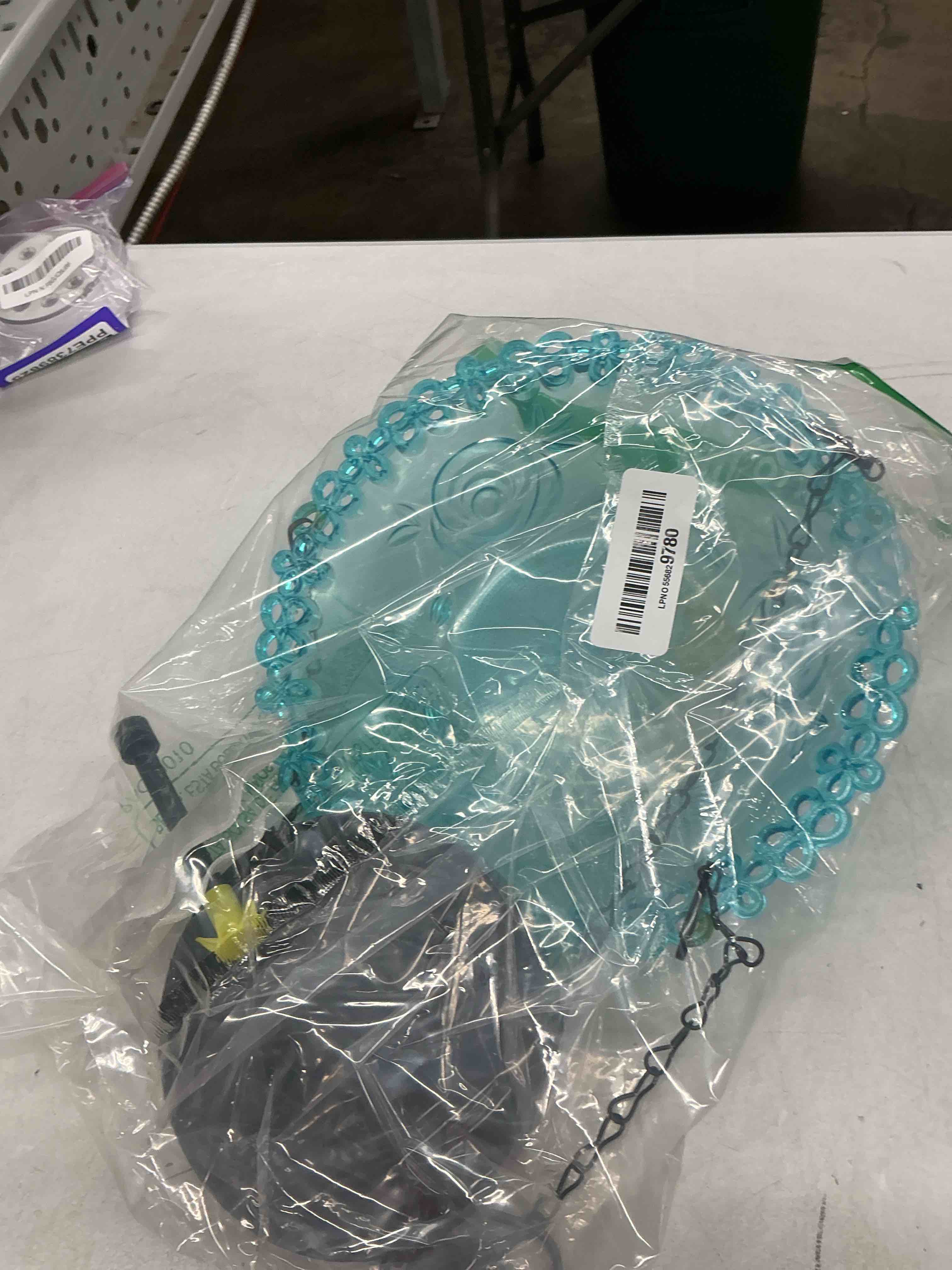 Condition photo showing Good Condition for 2026 hanging solar bird bath fountain,3 layers hanging bird bath for outside with solar fountain,flowing water solar pump & plastic bowl, for outdoor, gardens