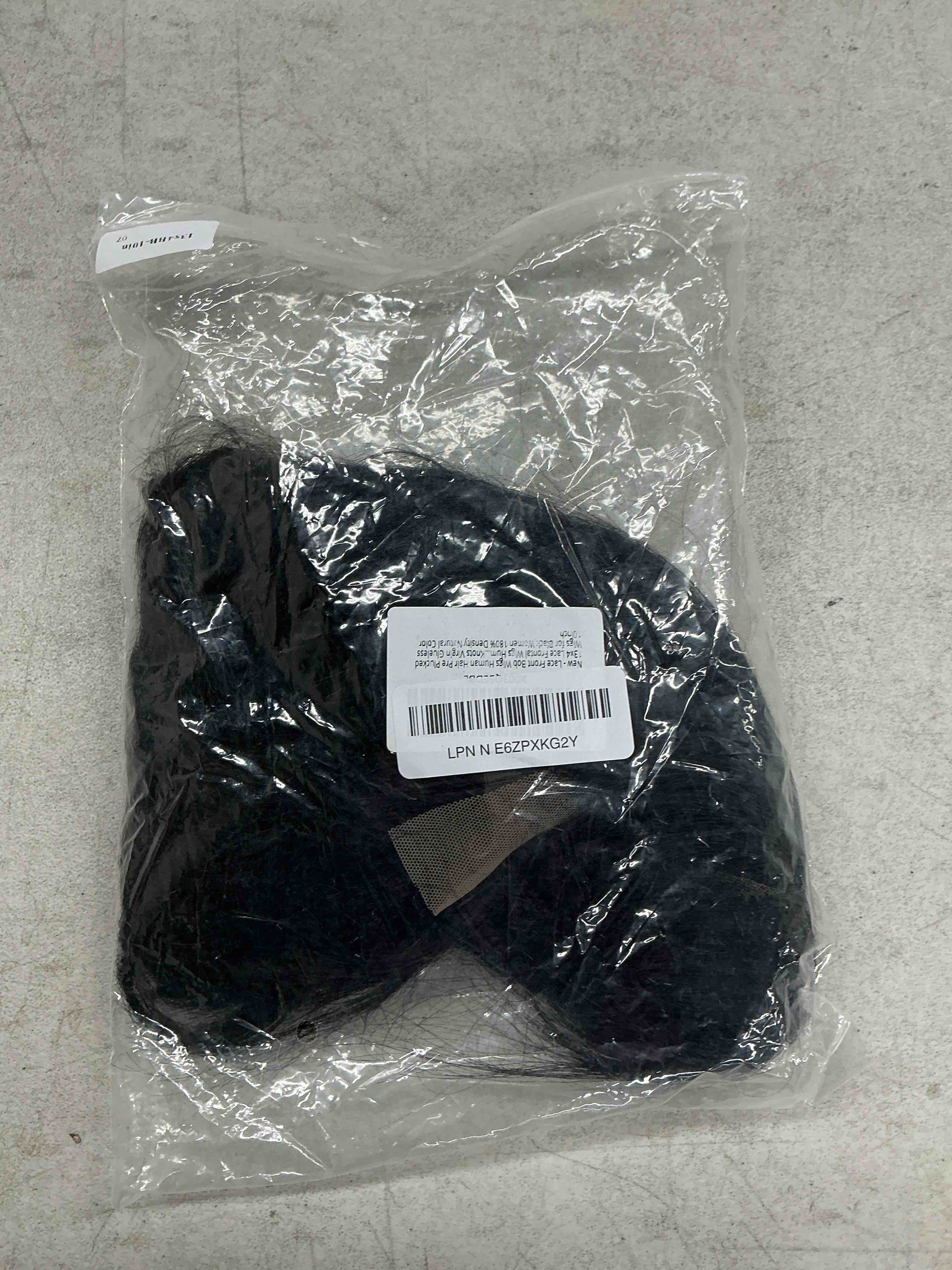 Condition photo showing Good Condition for lace front bob wigs human hair pre plucked 13x4 lace frontal wigs human hair with baby hair bleached knots virgin glueless wigs for black women 180% density natural color 10inch natural black 10 inch