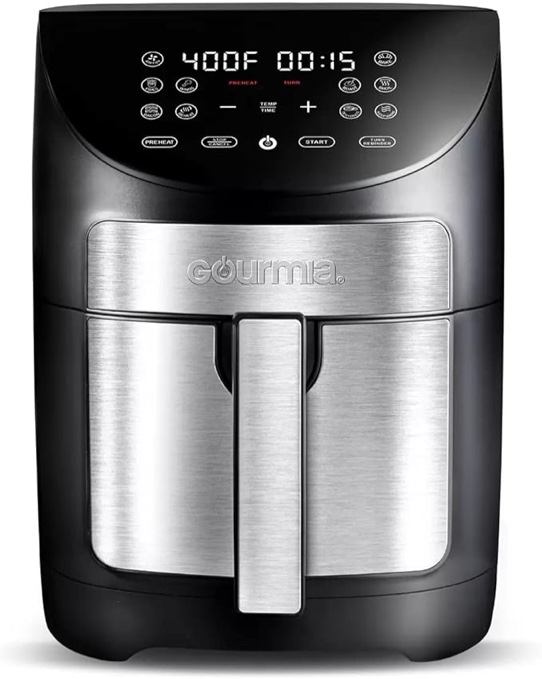 Gourmia GAF798 7 Quart Digital Air Fryer 10 One-Touch Cooking Functions