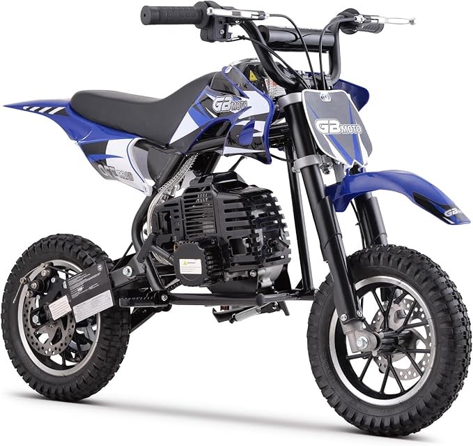 Hover Heart DB1 Gas 50cc Dirt Bike for 8 Years - Blue