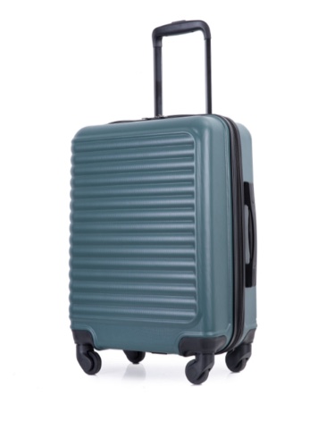 Hardshell Carry on Luggage 20" Lightweight Hardside Suitcase with Spinner Wheels.(Green)