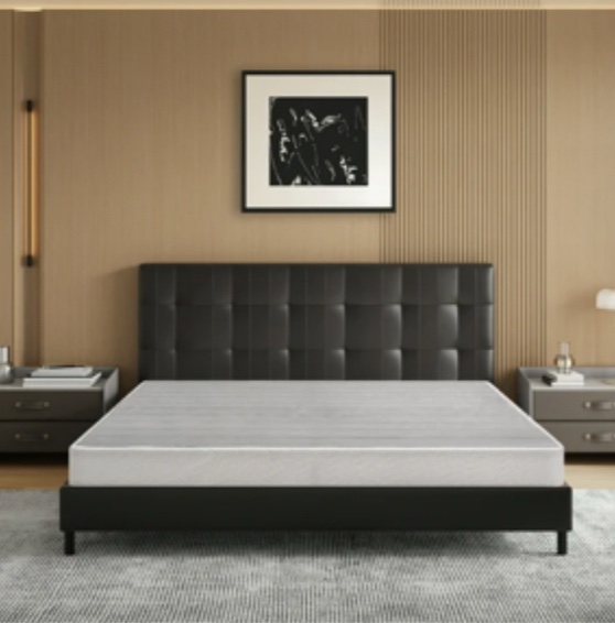 MLILY Ego 5 inch Box Spring for King Size Bed, Mattress Metal Foundation, Easy Assembly