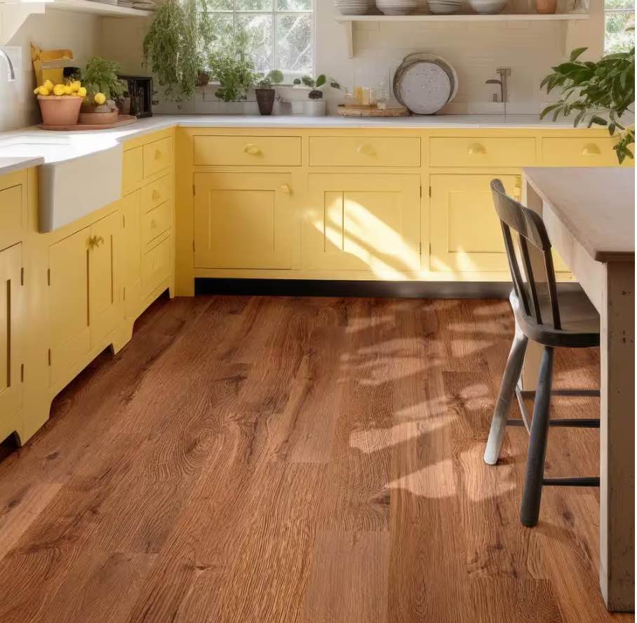 Chestnut Street Oak 12 MIL x 7 in. W x 42 in. L Waterproof Click Lock Luxury Vinyl Plank Flooring (20.79 sqft/case)