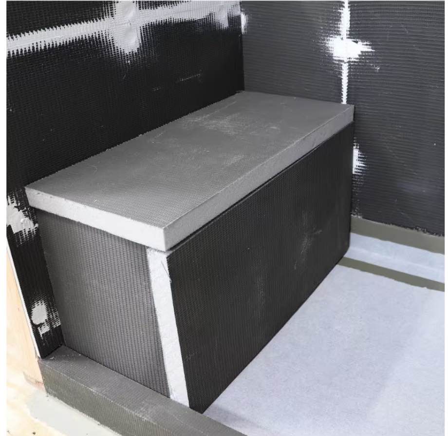 Everbilt 24 in. x 48 in. x 2 in. XPS Waterproof Backer Board for Shower Benches and Seats (sold in carton of 3 - 24 sqft total)