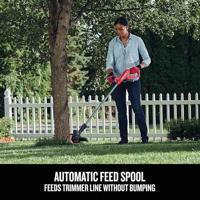 CRAFTSMAN V20 20-Volt Max 10-in Straight Cordless String Trimmer with Edger Capable TOOL ONLY