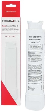 PureSource Ultra Refrigerator Water Filter for Select Electrolux & Frigidaire Refrigerators - White
