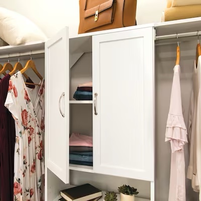 ClosetMaid BrightWood 25-in x 30.12-in x 0.63-in White Closet tower door