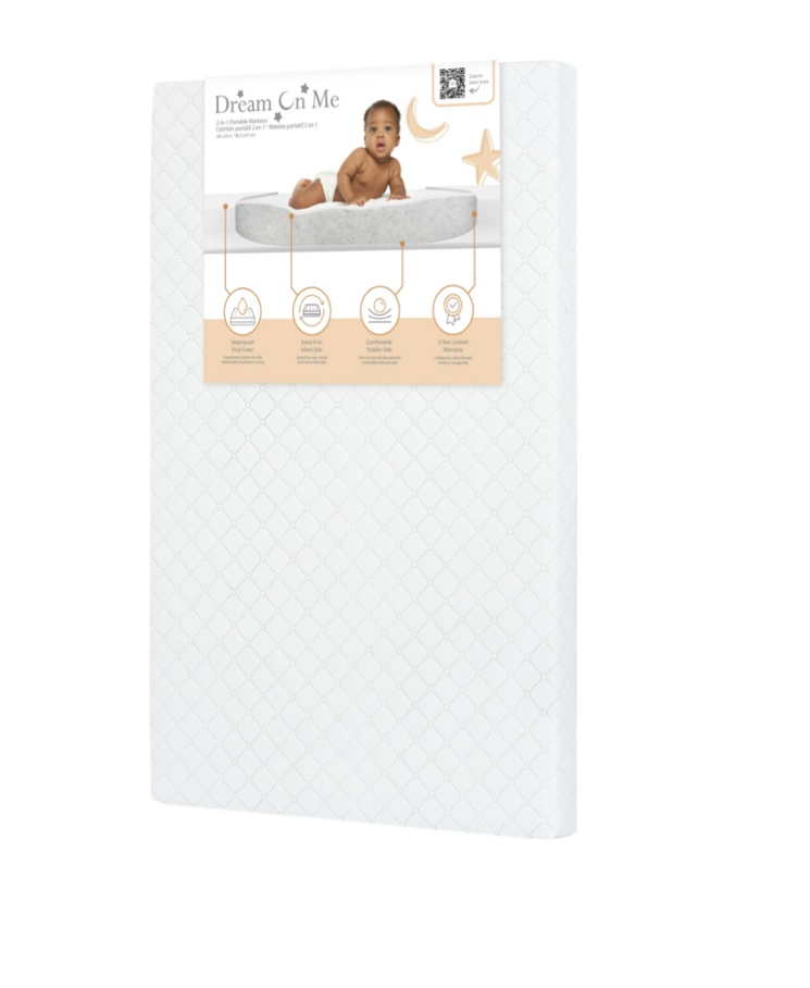  Fiber Baby Portable/Mini Crib Mattress