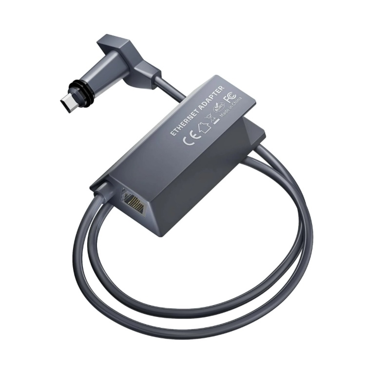 CHGRNLF Starlink Ethernet Adapter Gen 2 for Wired External Network, Starlink RJ45 Gigabit Ethernet Adapter Support High Speed 1000Mbps