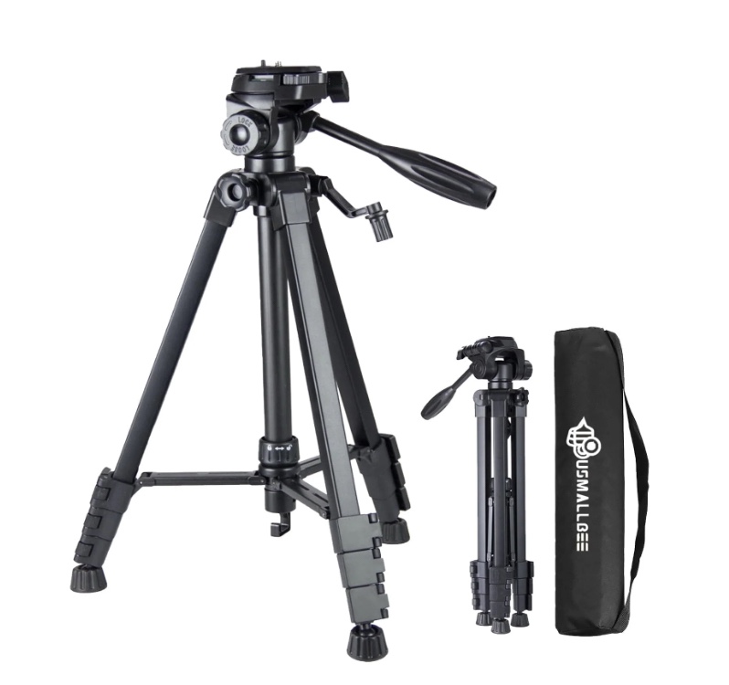Usmallbee Camera Tripod 67 inch, Tripod for Camera 11LB Maximum Load Capacity, Travel Camera Tripod Stand with Carry Bag