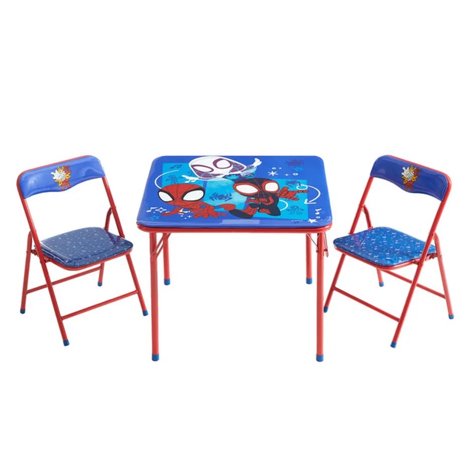 Kids' Marvel 3-Piece Spidey And Friends Table & Chairs Set - Blue & Red 1 each
