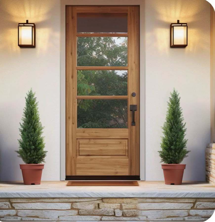 Artificial Cedar Tree 2 Pack 3 ft Outdoor Artificial Topiary Cedar Plants Fake Tree UV Rated Potted Plants for Porch Decor Faux Pine Tree for Perfect Housewarming Gift