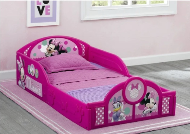Disney Minnie Mouse Plastic Sleep and Play Toddler Bed by Delta Children