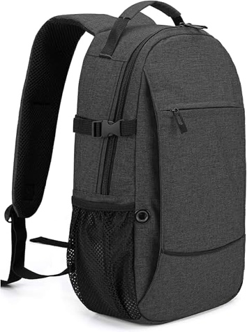 CURMIO Oxygen Tank Backpack, Portable Oxygen Cylinder Carrying Bag for Travel, Fits for Tank Size M2, M4/A, ML6, M6/B, M7, M9/C, Patent Design, Black
